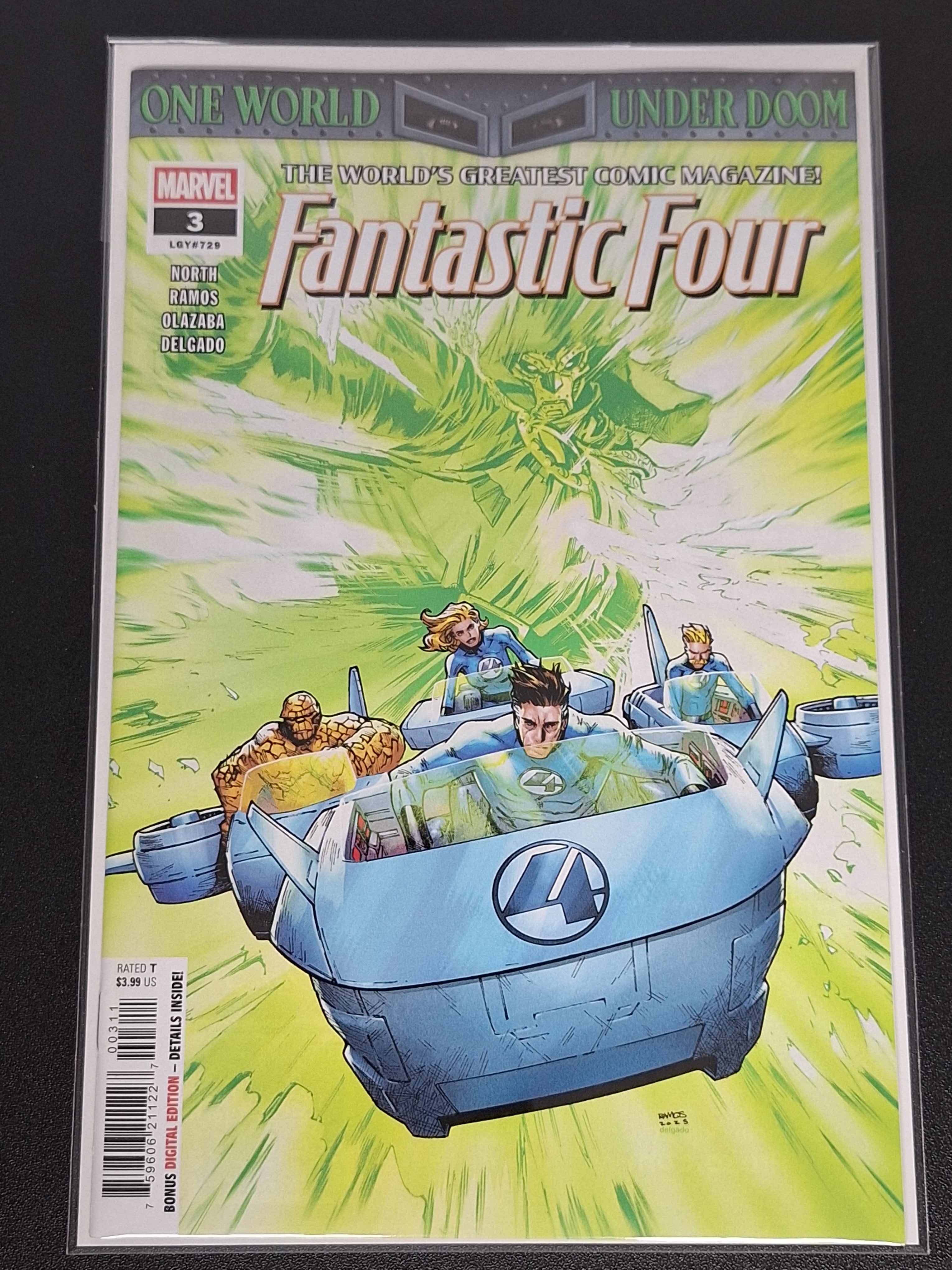 Fantastic Four 3 Marvel 2025 Cover A 1st Printing