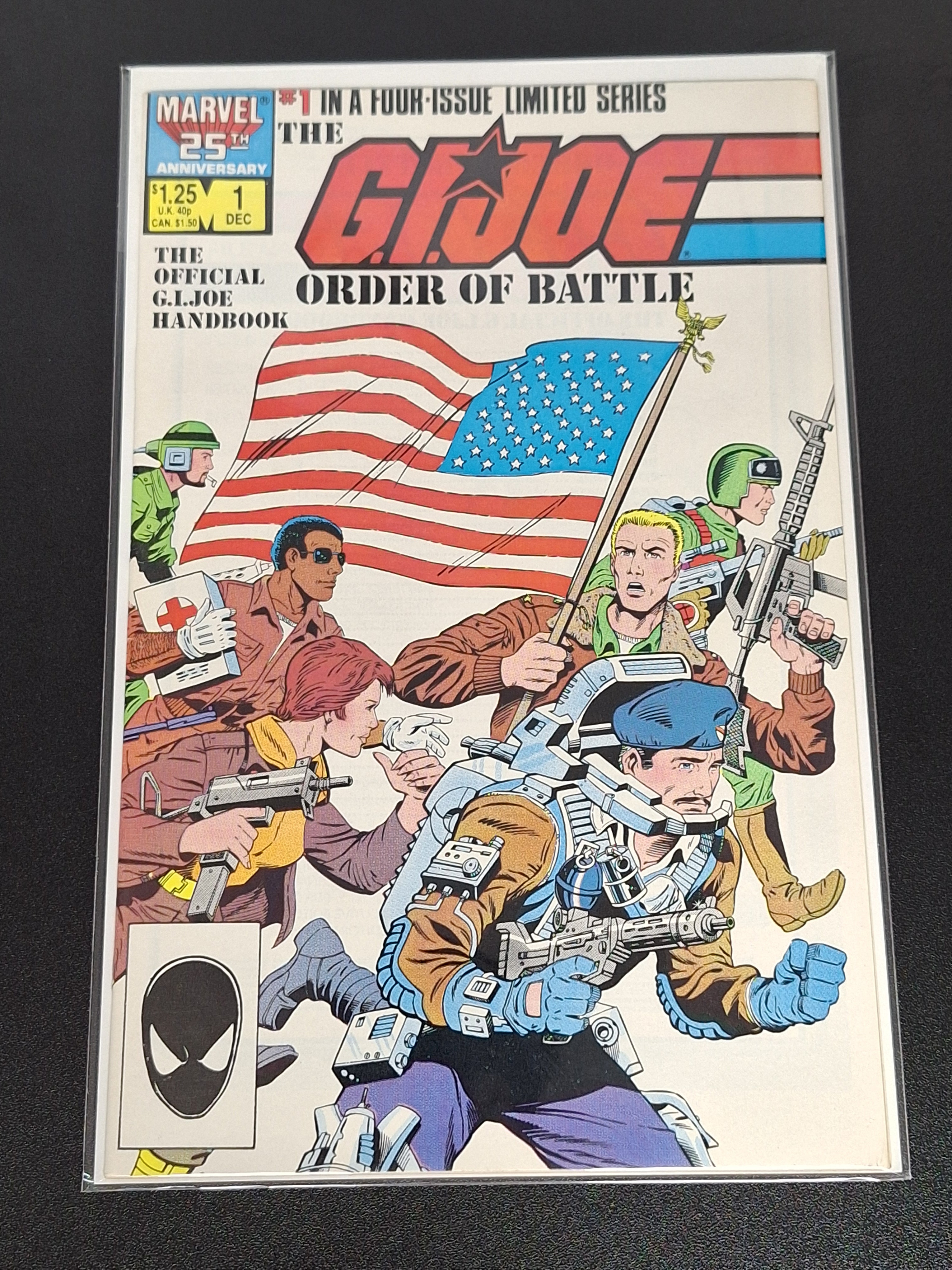 G.I. Joe: Order If Battle 1 Marvel 1986 Herb Trimpe Wraparound Cover
