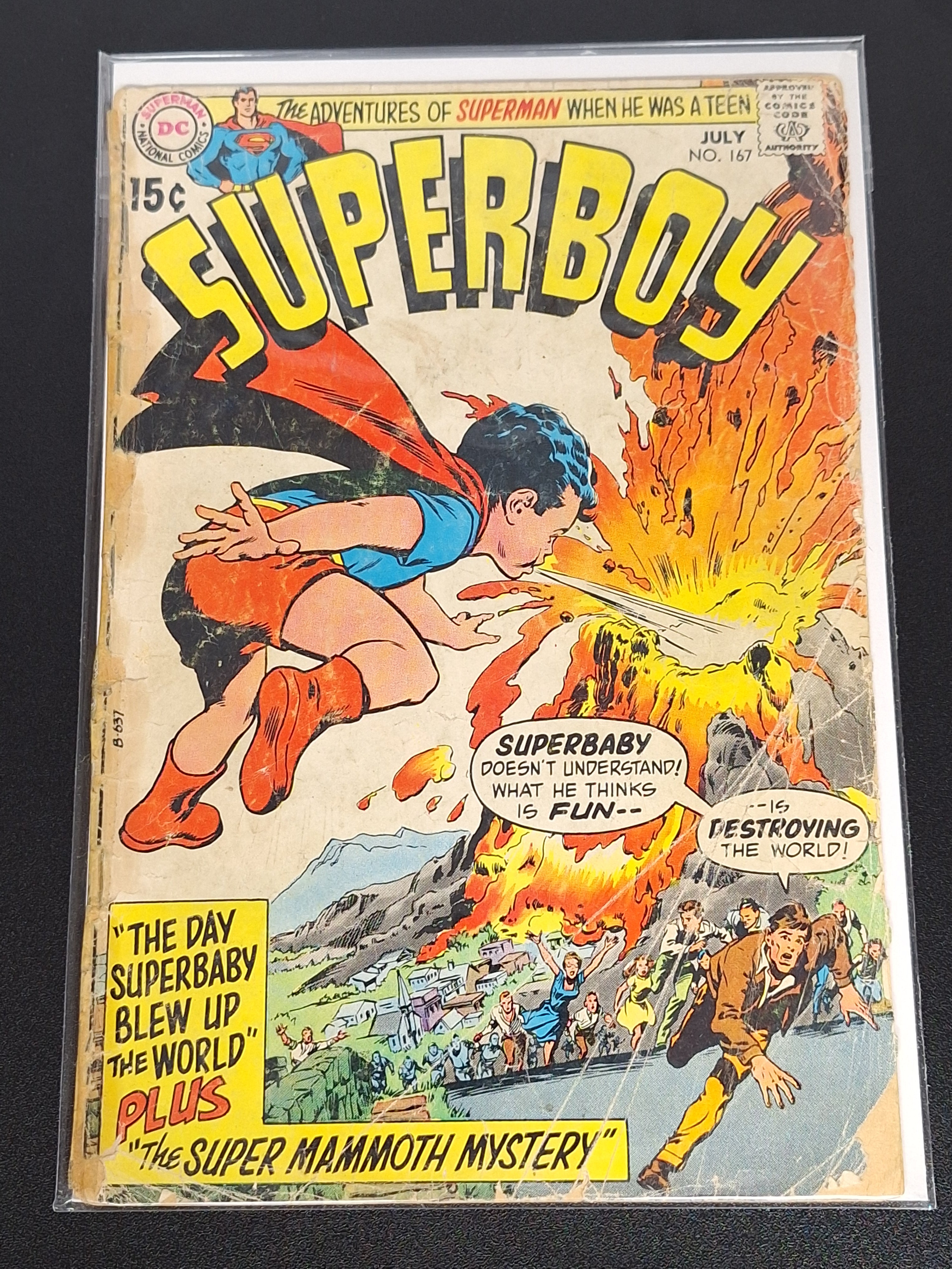 Superboy 167 Marvel 1970 Neal Adams Cover