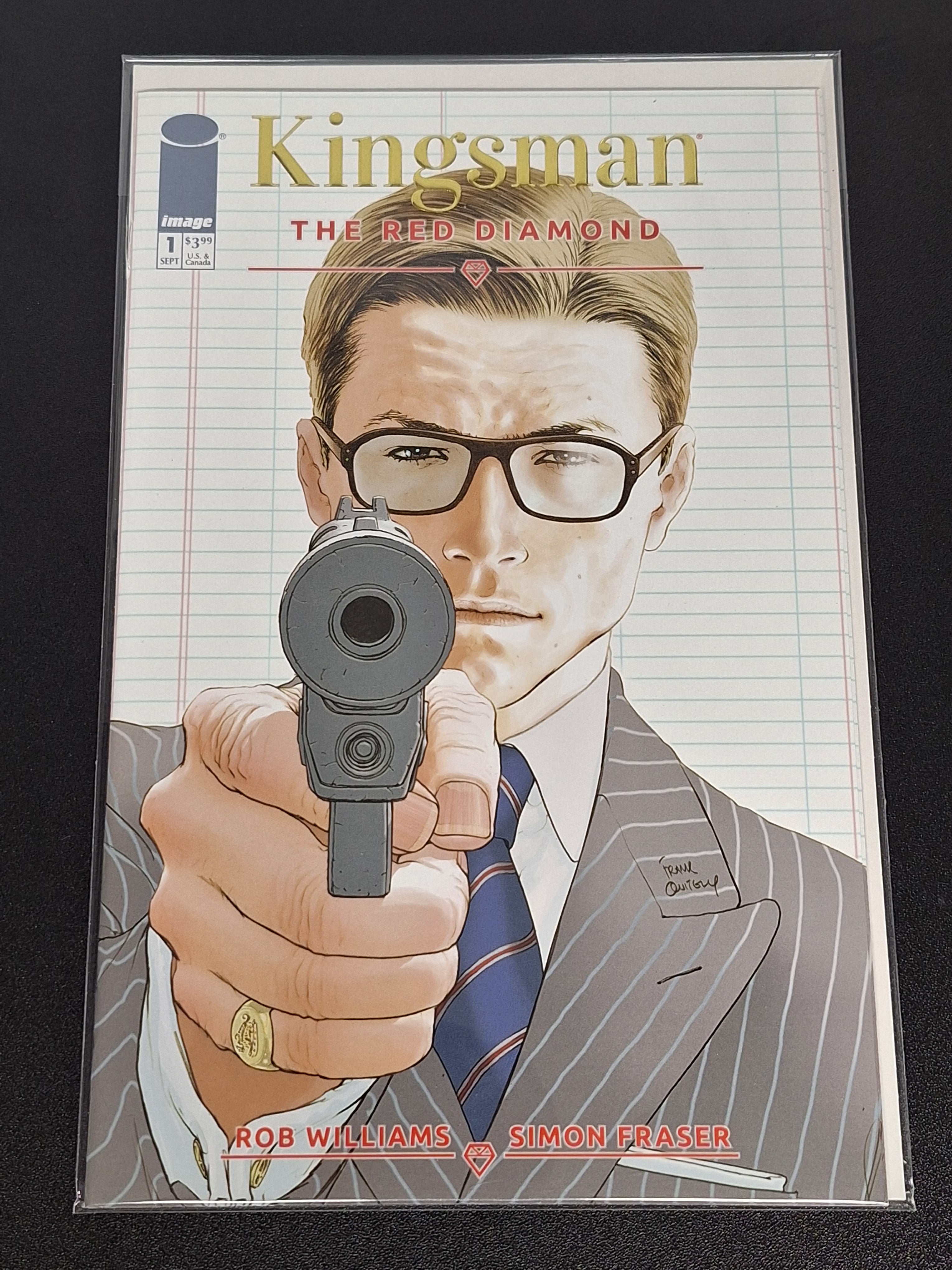 Kingsman The Red Diamond 1 Image 2017 One Per Store Gold Foil Variant