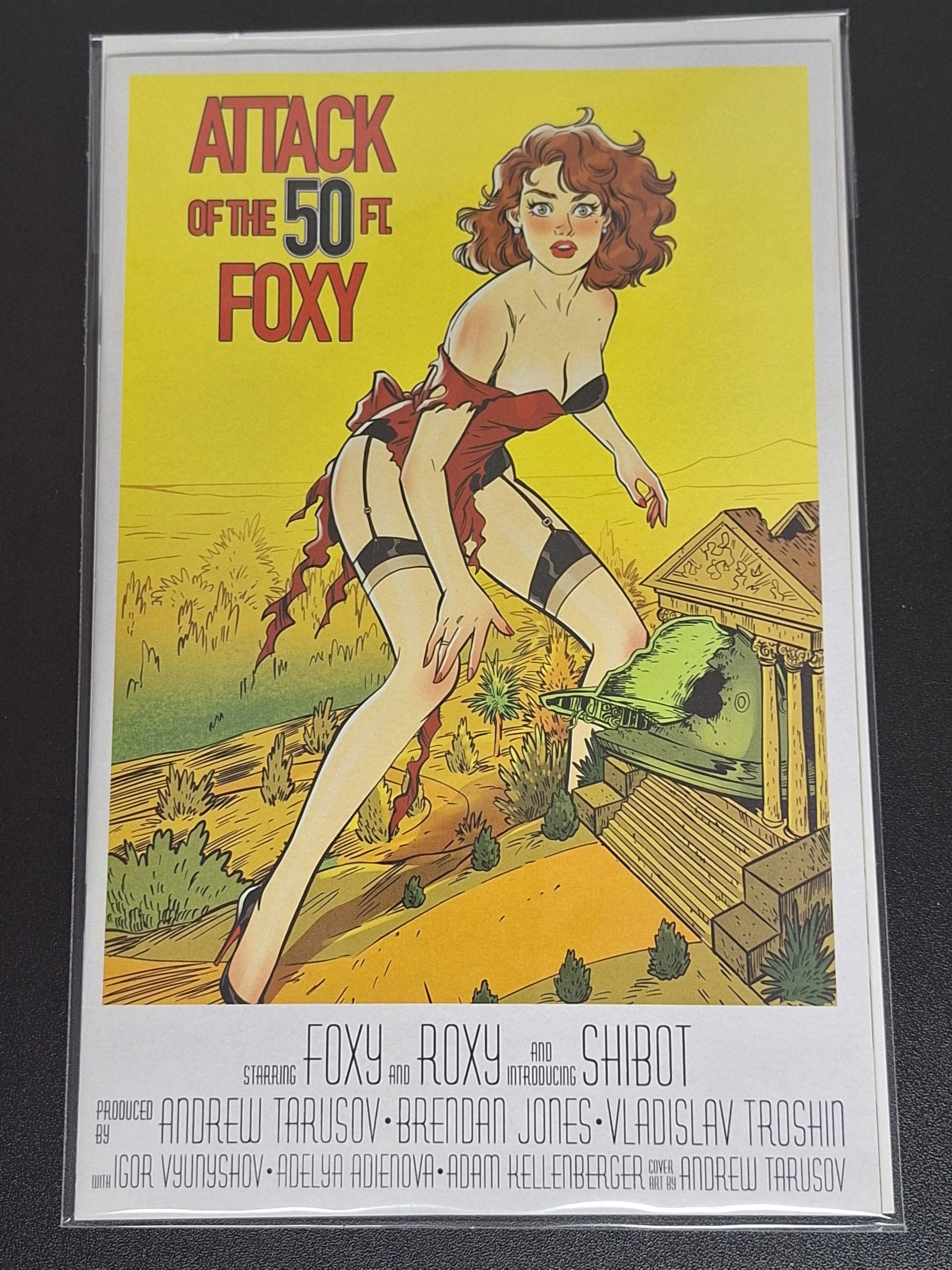 Pinupocalypse 6 Massive 2025 Cover B Attack Of The 40 Foot Woman Homage