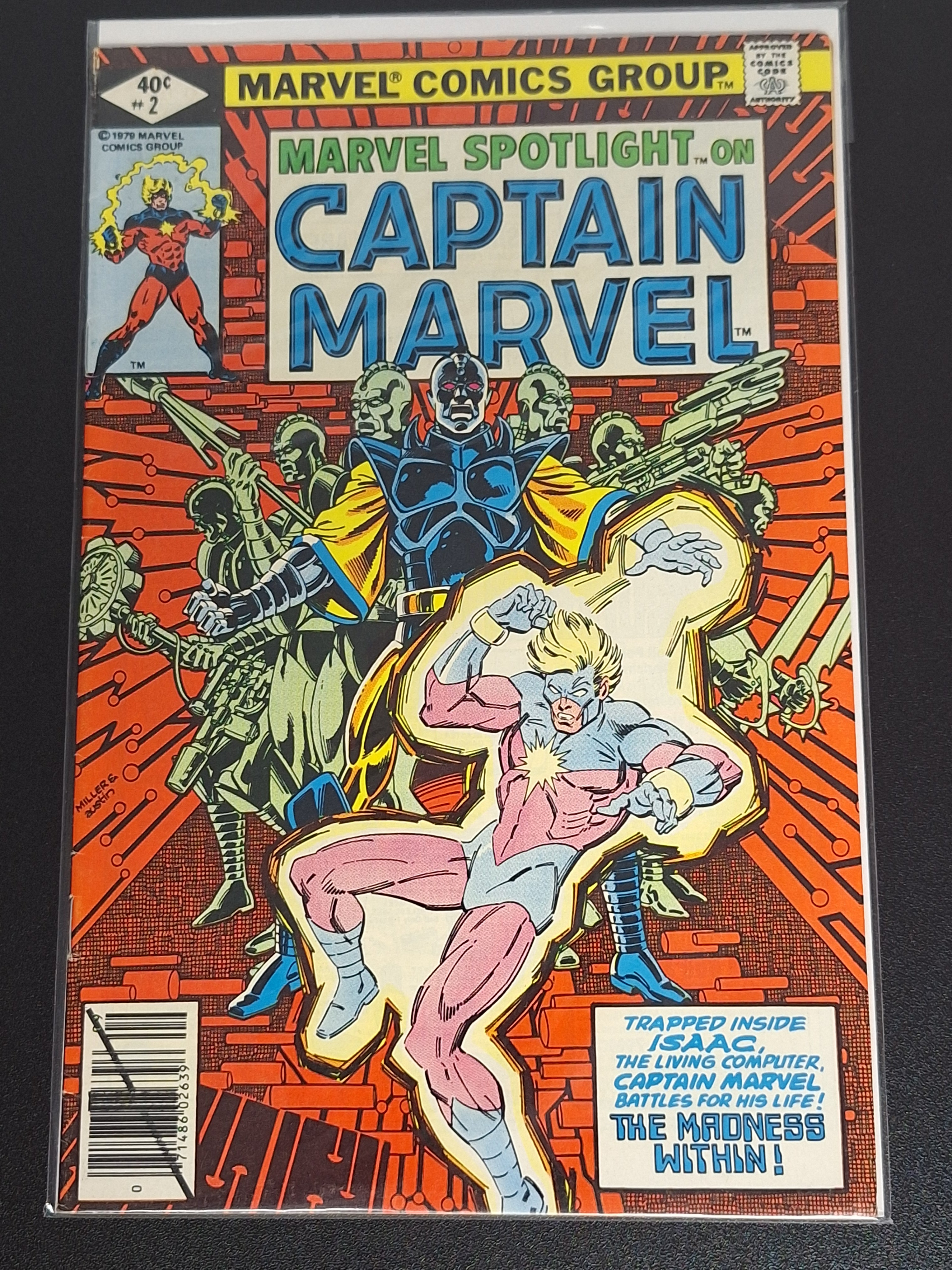 Marvel Spotlight 2 Marvel 1979 Captain Marvel, Frank Miller Cover