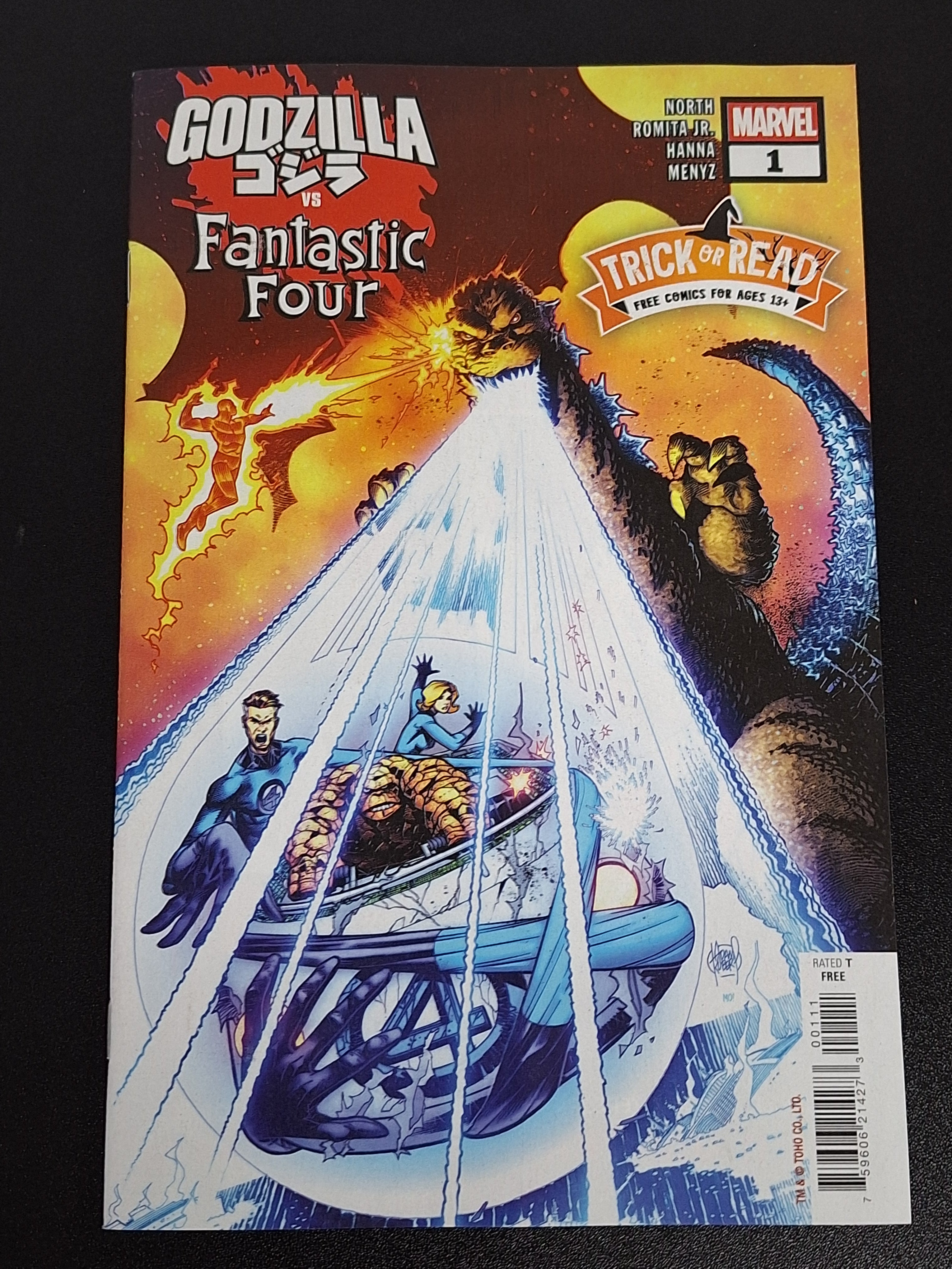 Godzilla vs Fantastic Four 1 - 2025 Halloween Trick or Read