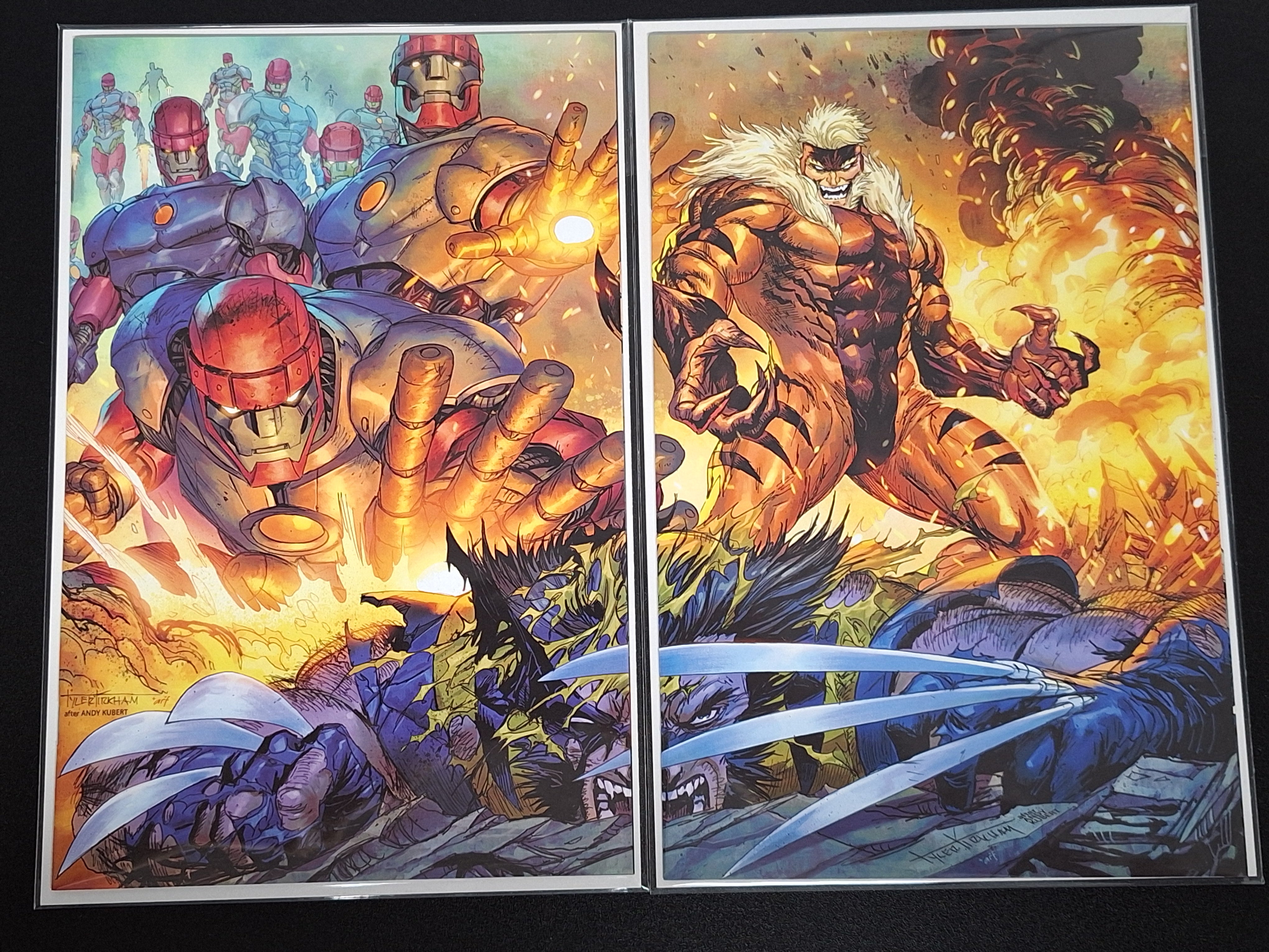 Wolverine 41 & 42 Tyler Kirkham Virgin Exclusive Connecting Variants - Limited to 1000 Copies