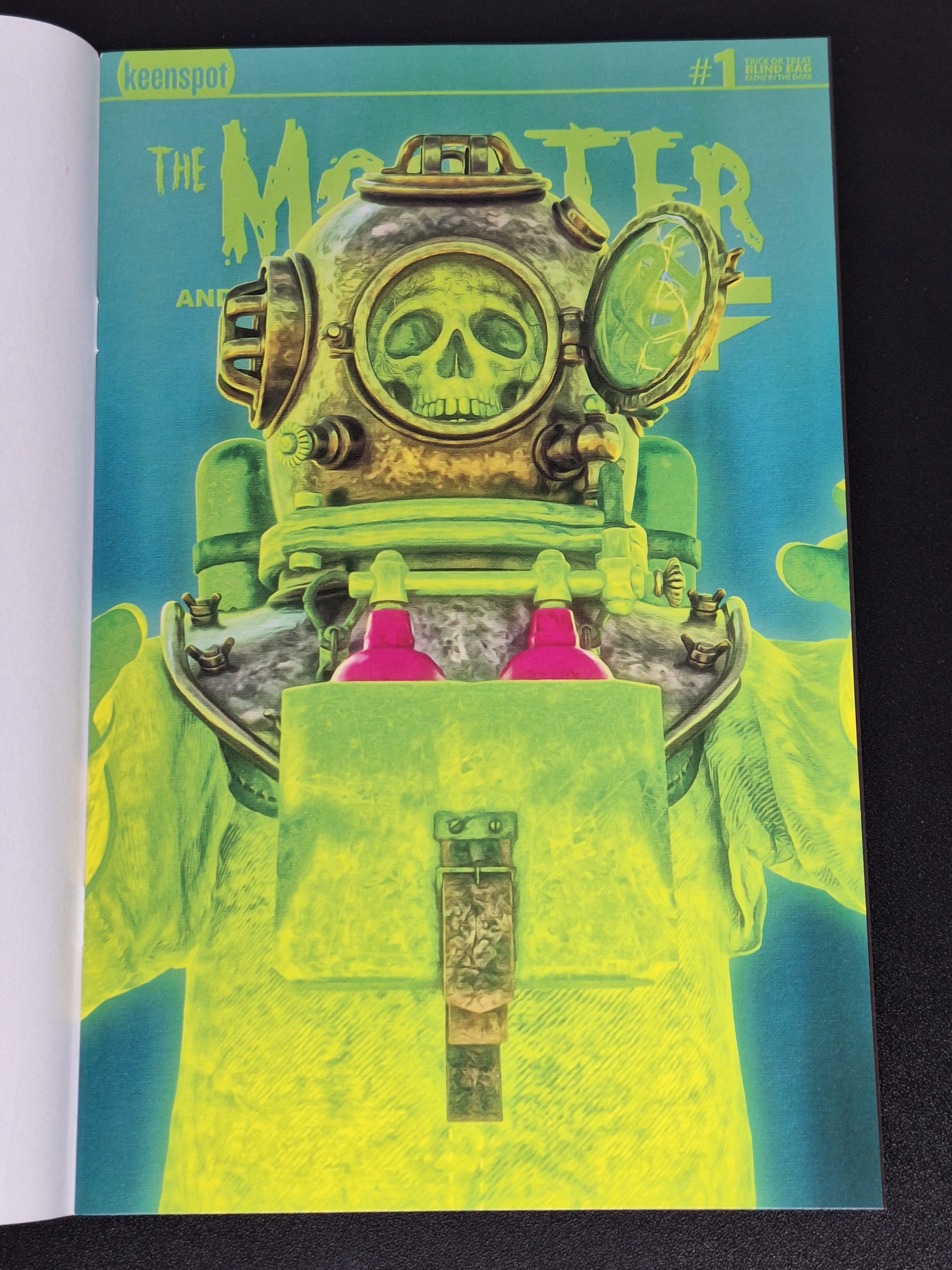 Mark Spears The Monster & The Wolf 1 Keenspot 2025 Cover A66 1:700 Glow In The Dark