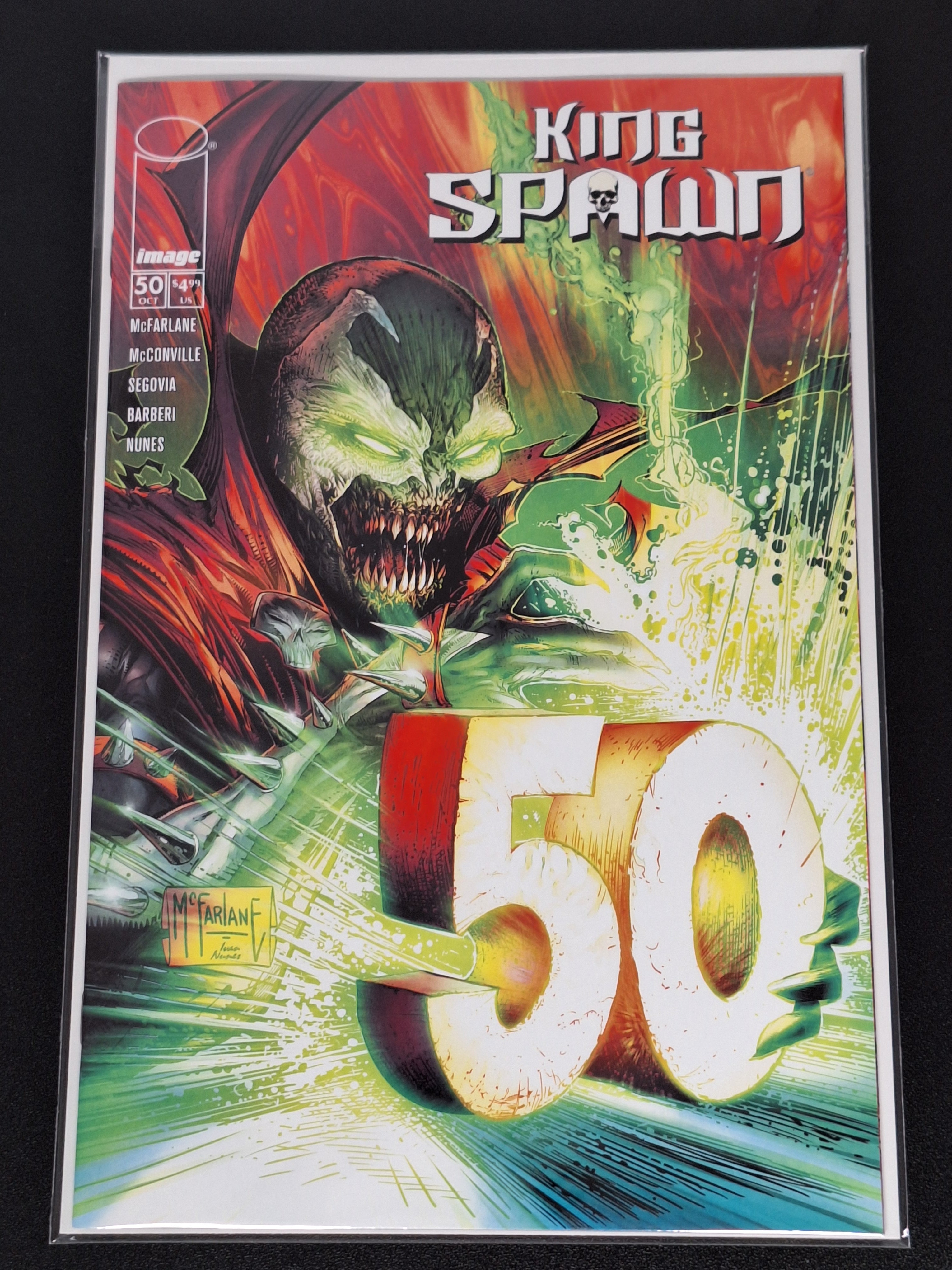 King Spawn 50 Image 2025 Todd McFarlane Cover