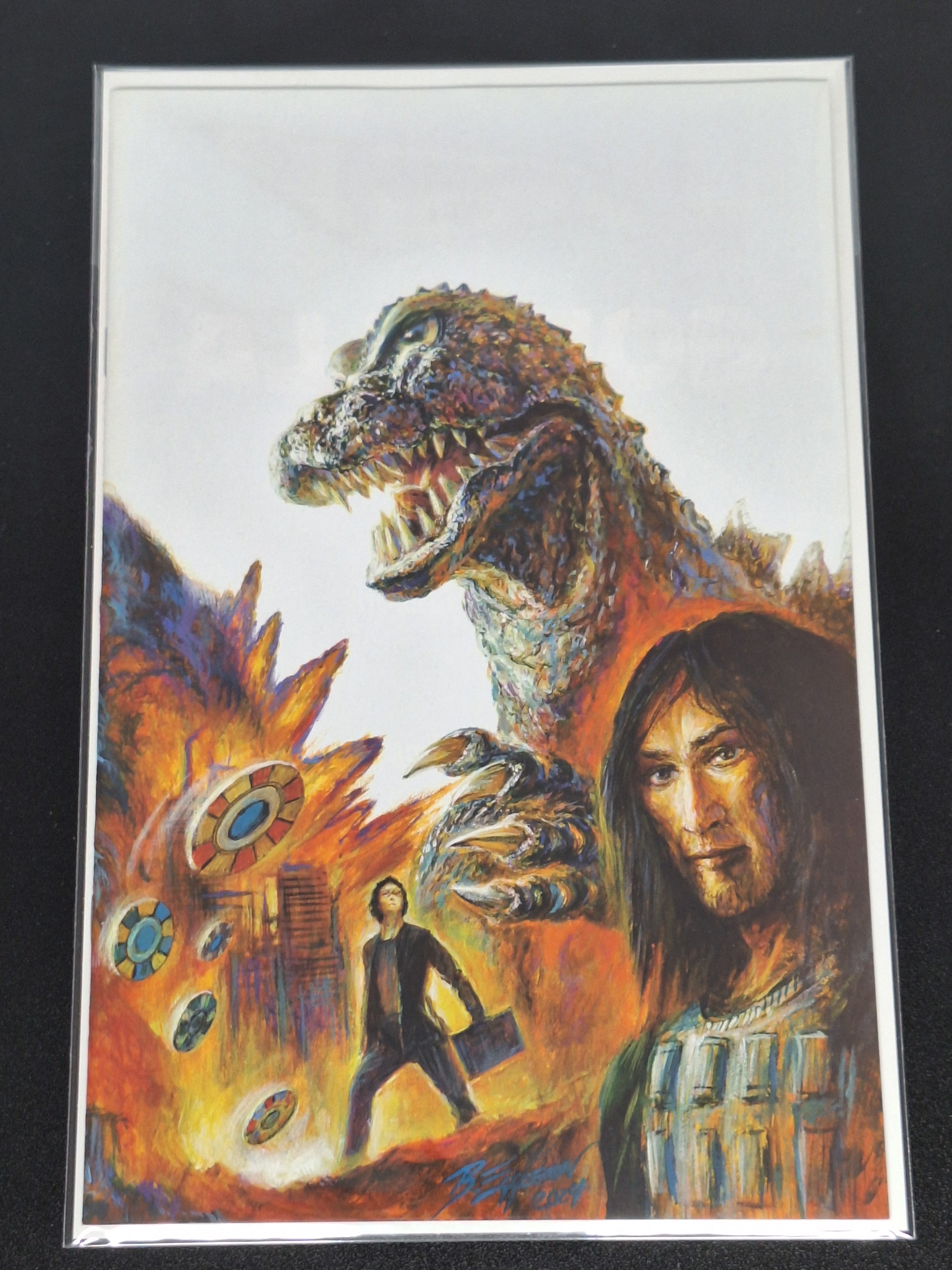 Godzilla Heist 1 IDW 2025 Bob Eggleton 1:25 Virgin Variant
