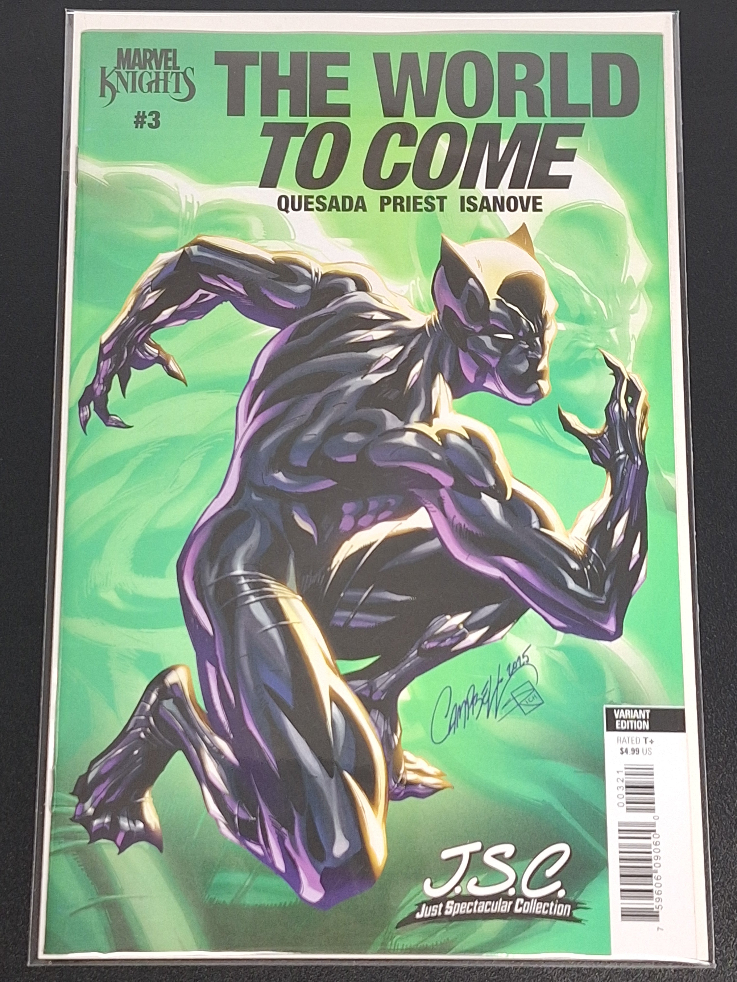 The World To Come 3 Marvel Knights 2025 J.Scott Campbell J.S.C Variant