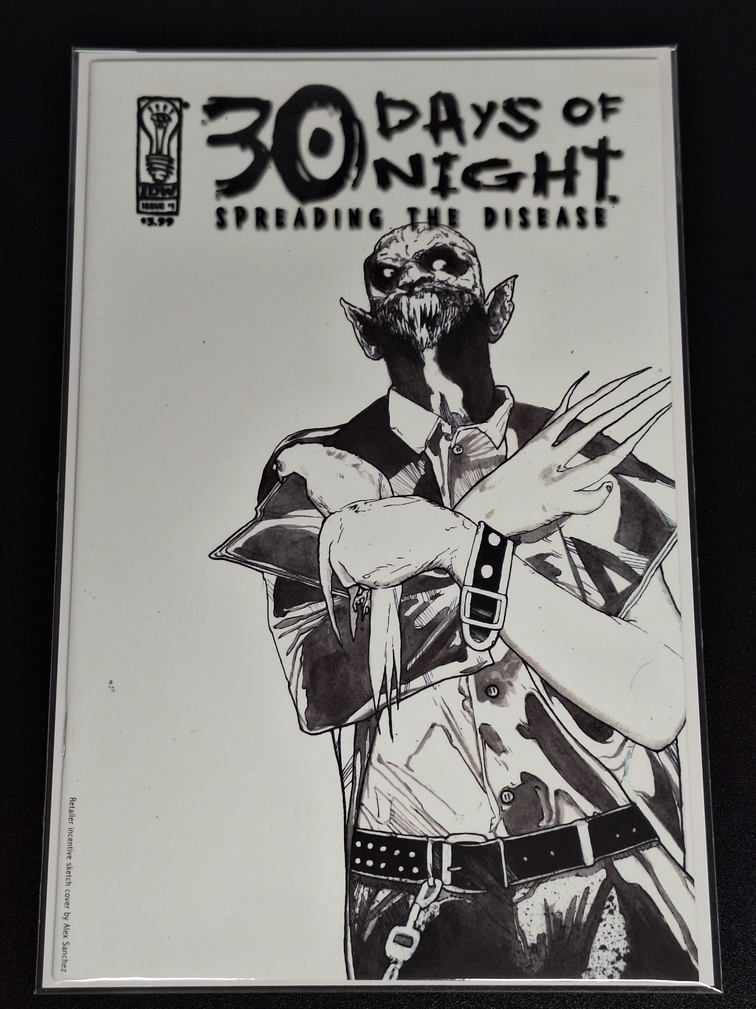30 Days Of Night Spreading The Disease 4 IDW 2006 Incentive Sketch Variant