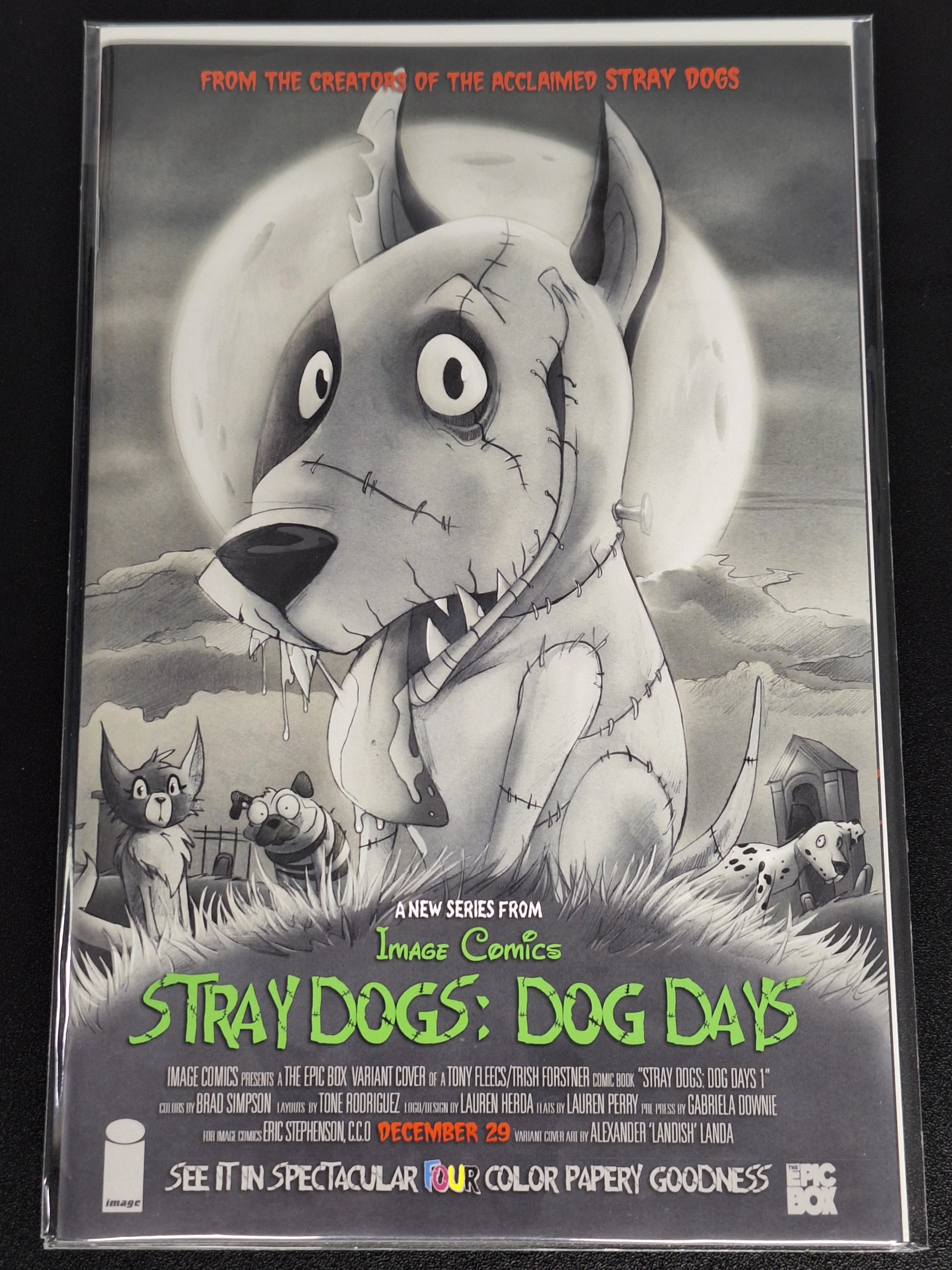 Stray Dogs: Dog Days 1 Image Alexander Landa Exclusive Frankenweenie Homage