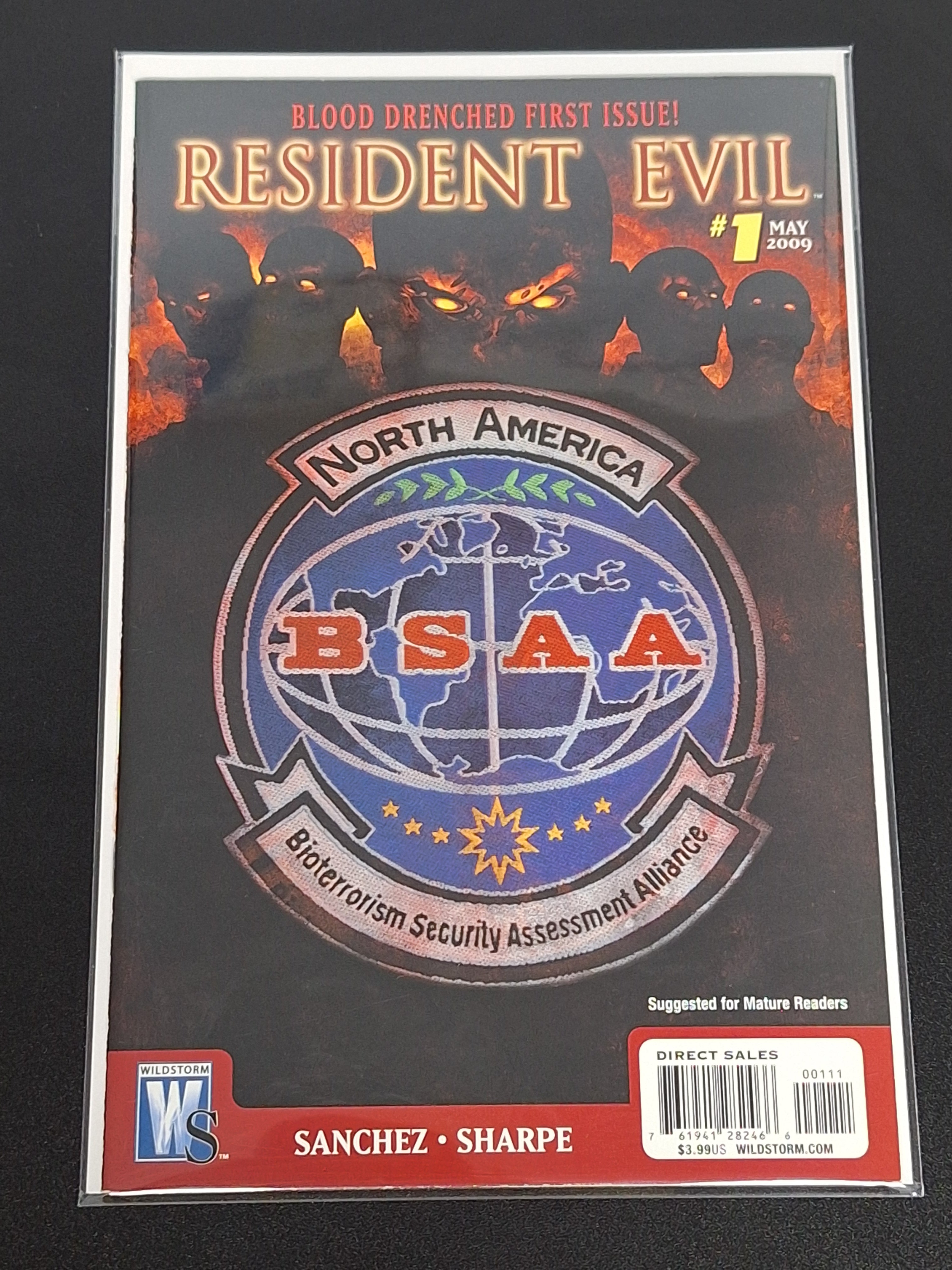 Resident Evil 1 Wildstorm Comics 2009 HTF Book