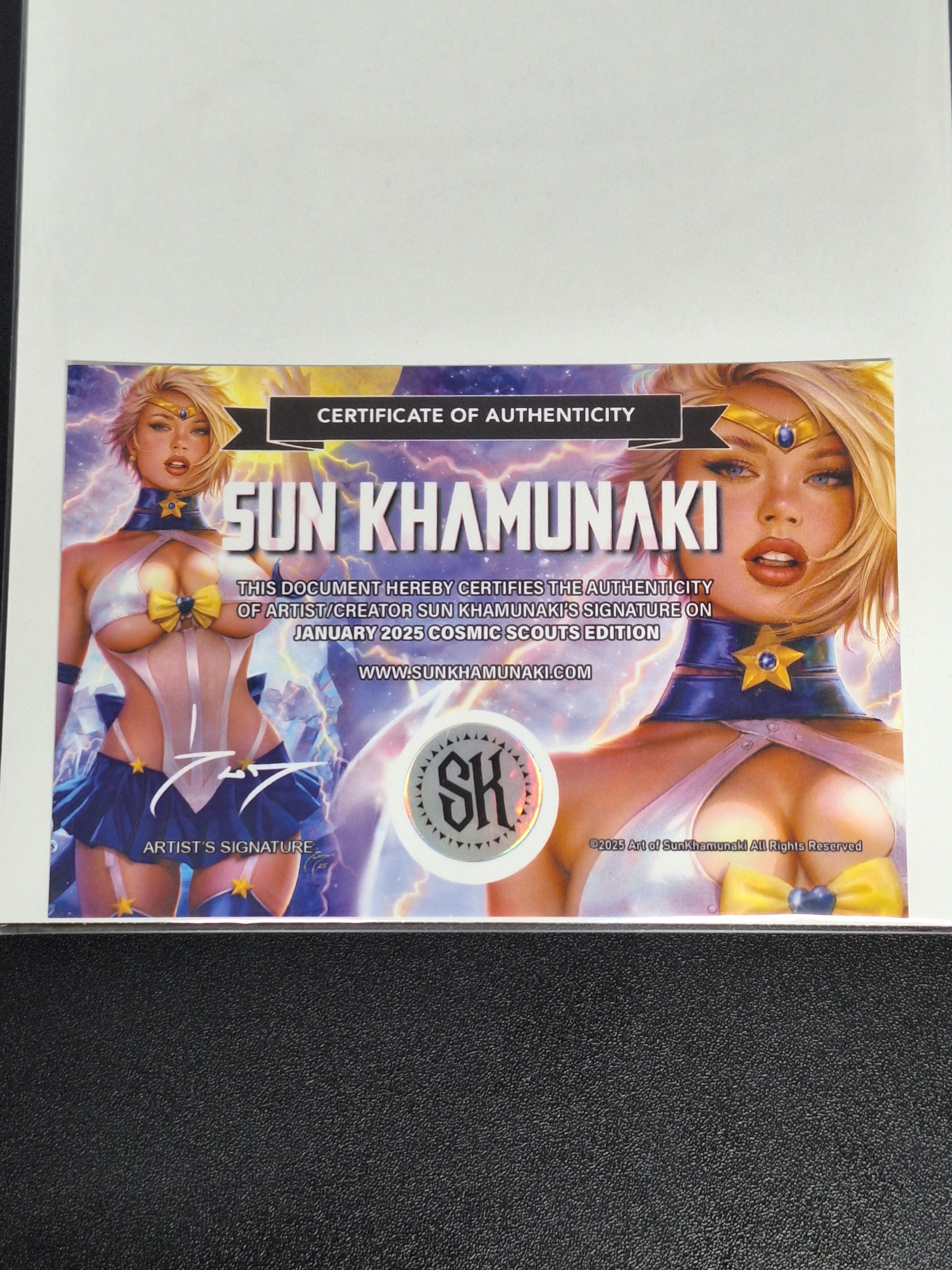 Becca Boo 1 Obscura Comics Sun Khamunaki Minimal Exclusive Signed With COA