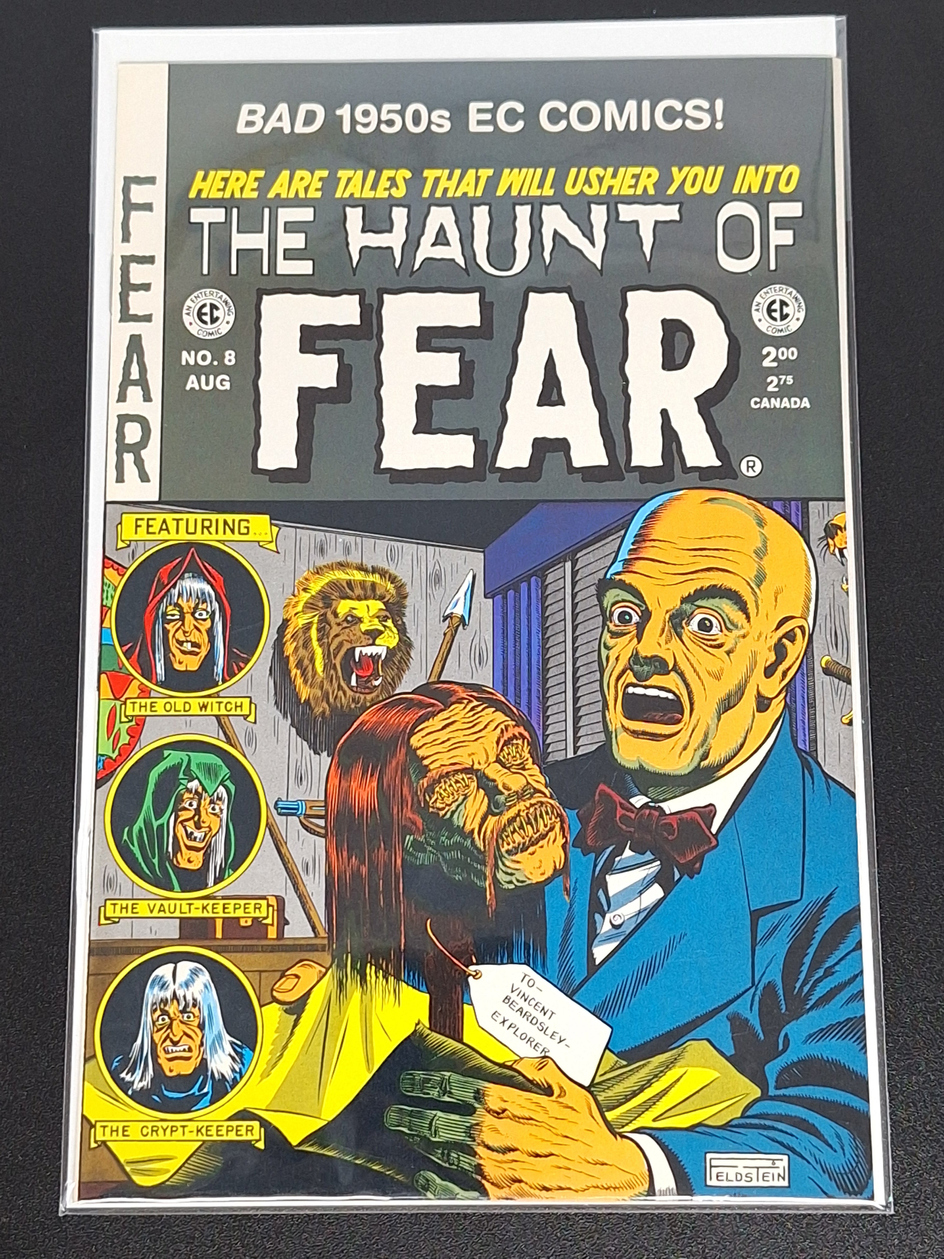 The Haunt Of Fear 8 Gladstone 1994 EC Horror Reprint Classic Shrunken Head Cover