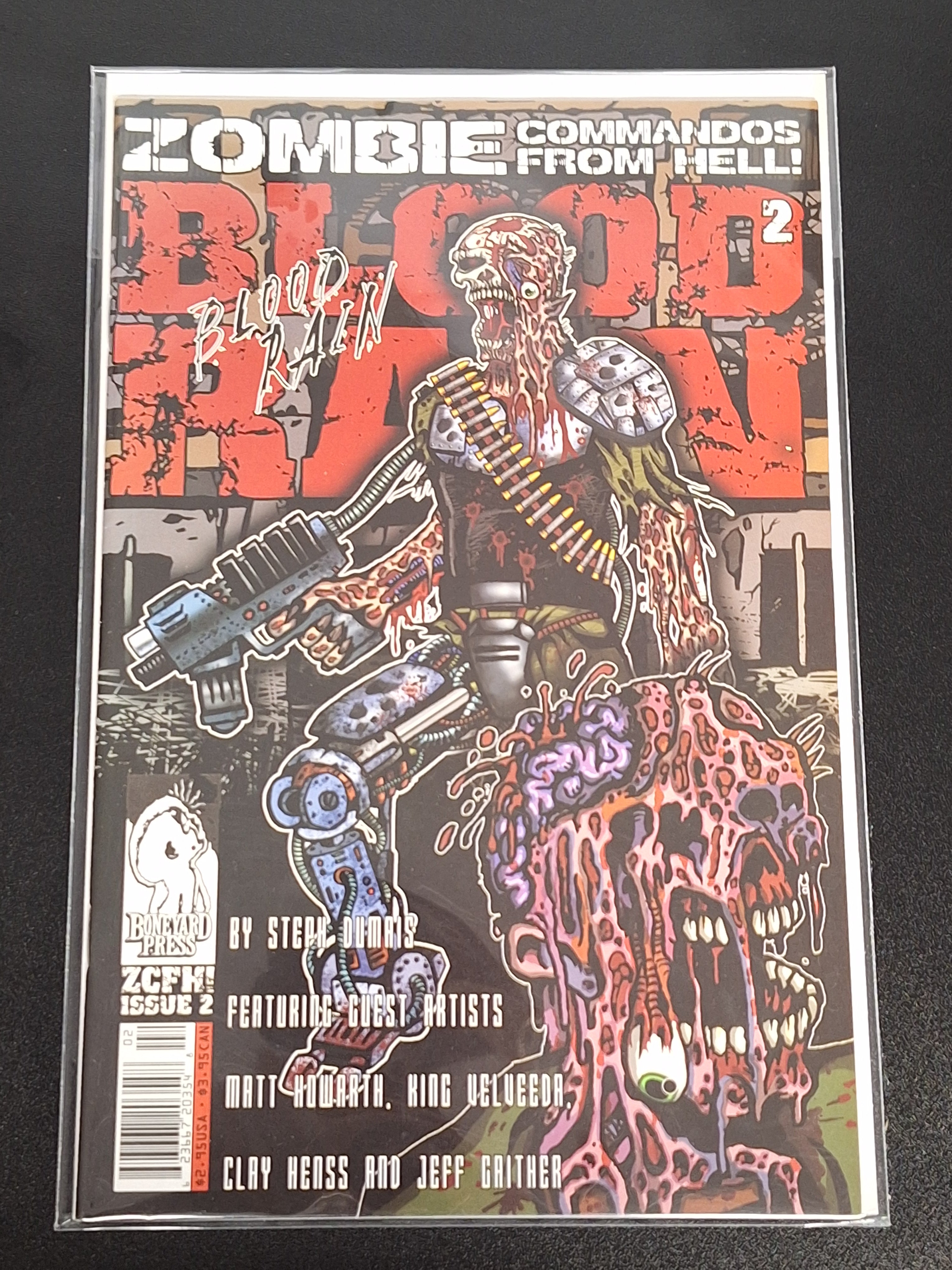 Zombie Commandos From Hell 2 Boneyard Press 2001 Rare Book