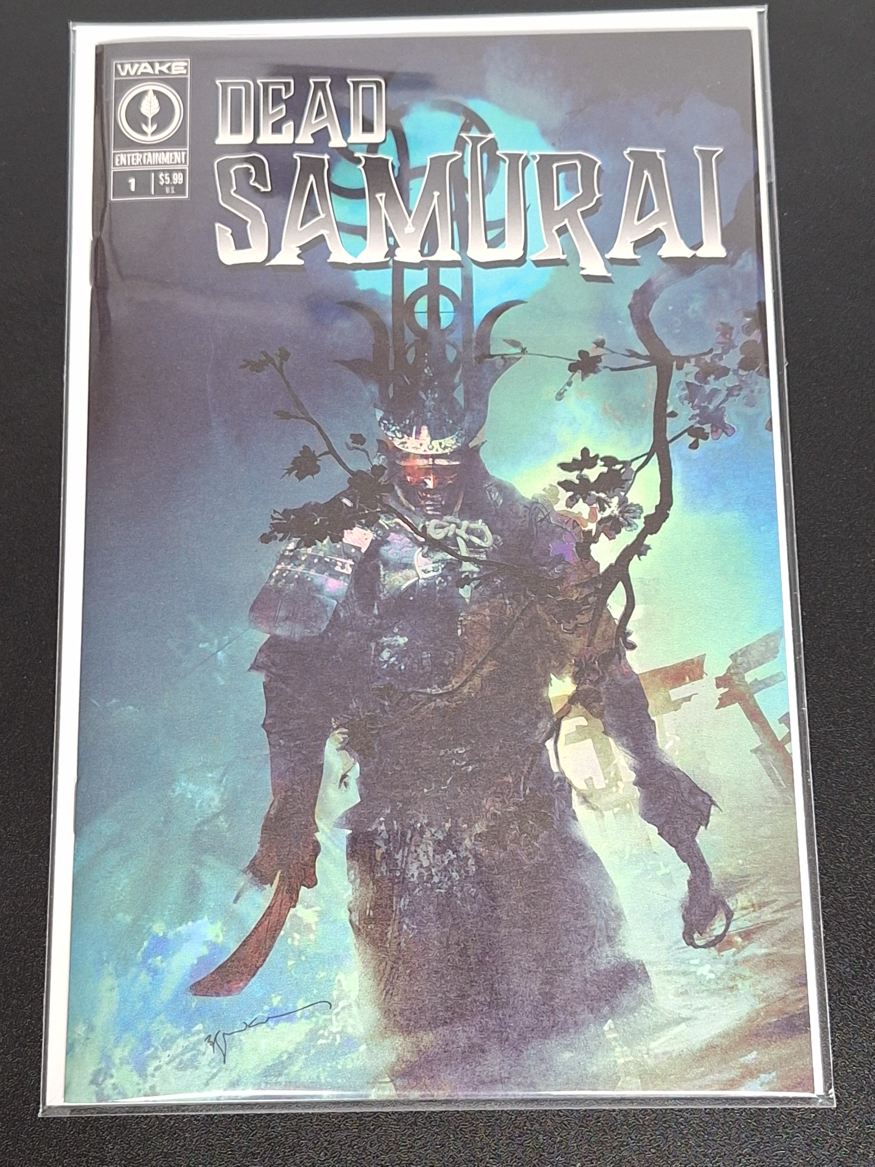 Dead Samurai 1 Wake Entertainment 2025 Second Printing Variant, Metallic Cover