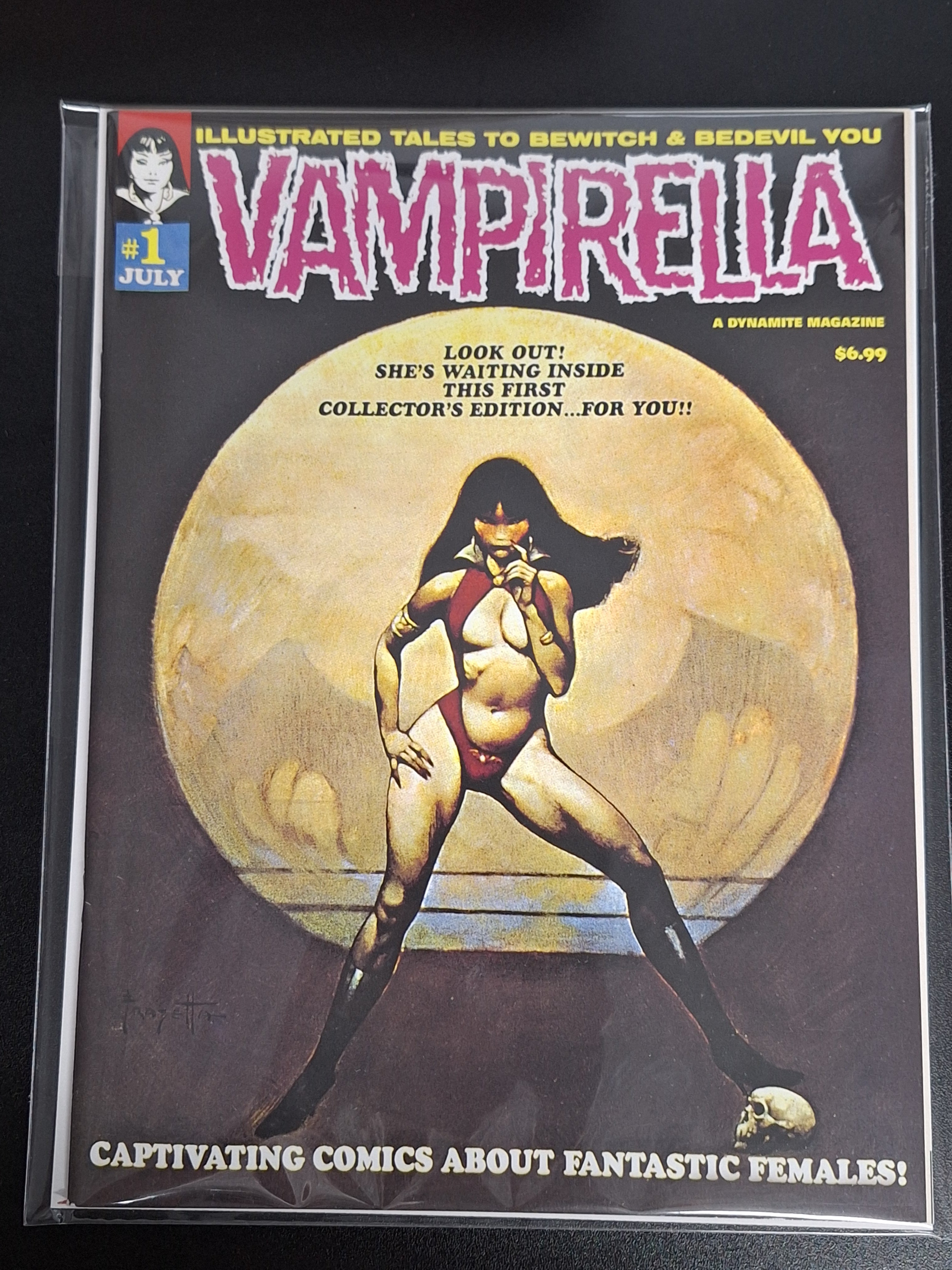 Vampirella 1 Dynamite Magazine 2019 Facsimile Edition Reprinting 1969 1st Appearance