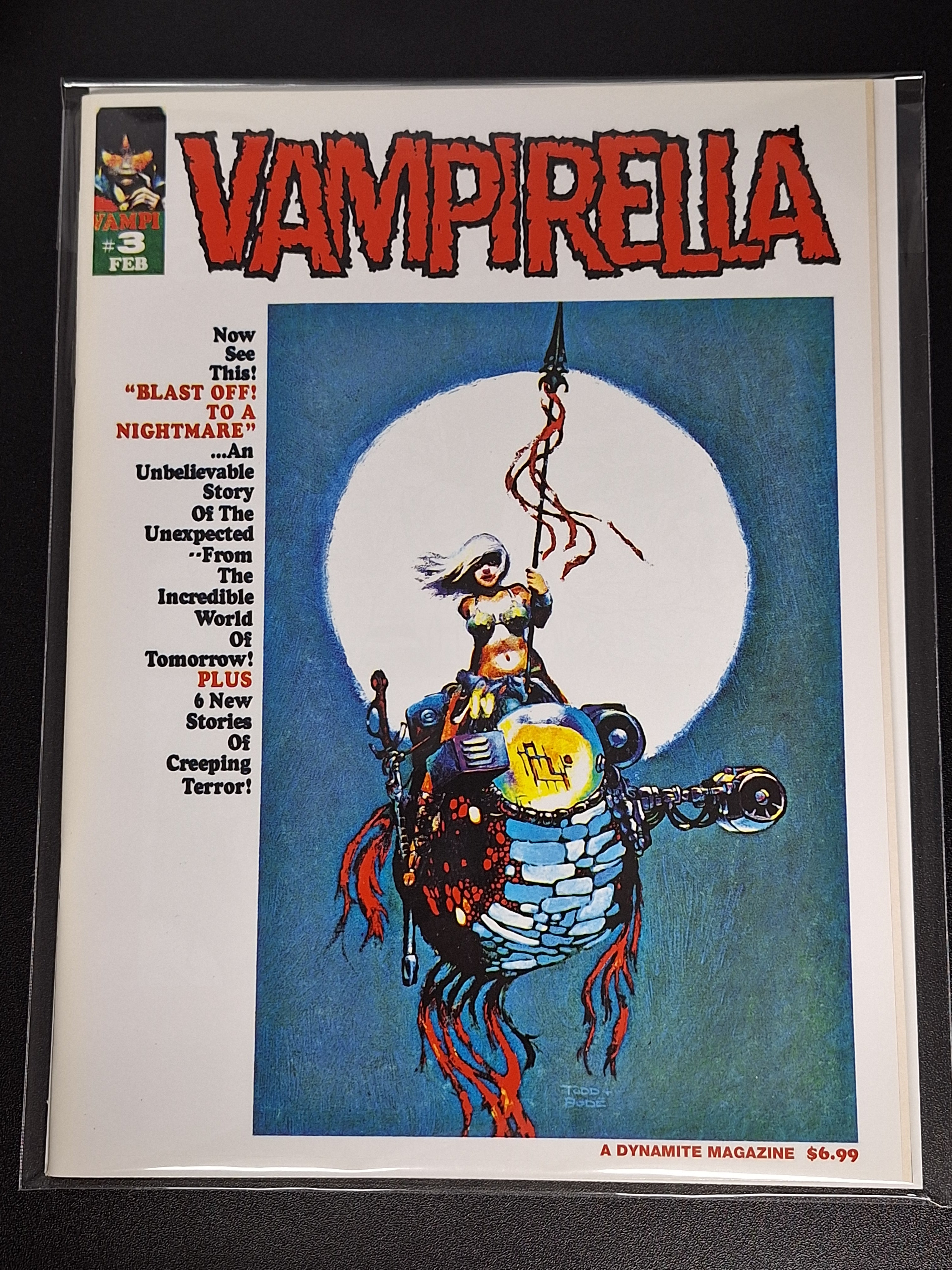 Vampirella 3 Dynamite Magazine 2020 Facsimile Edition Reprinting 1970 3rd Appearance