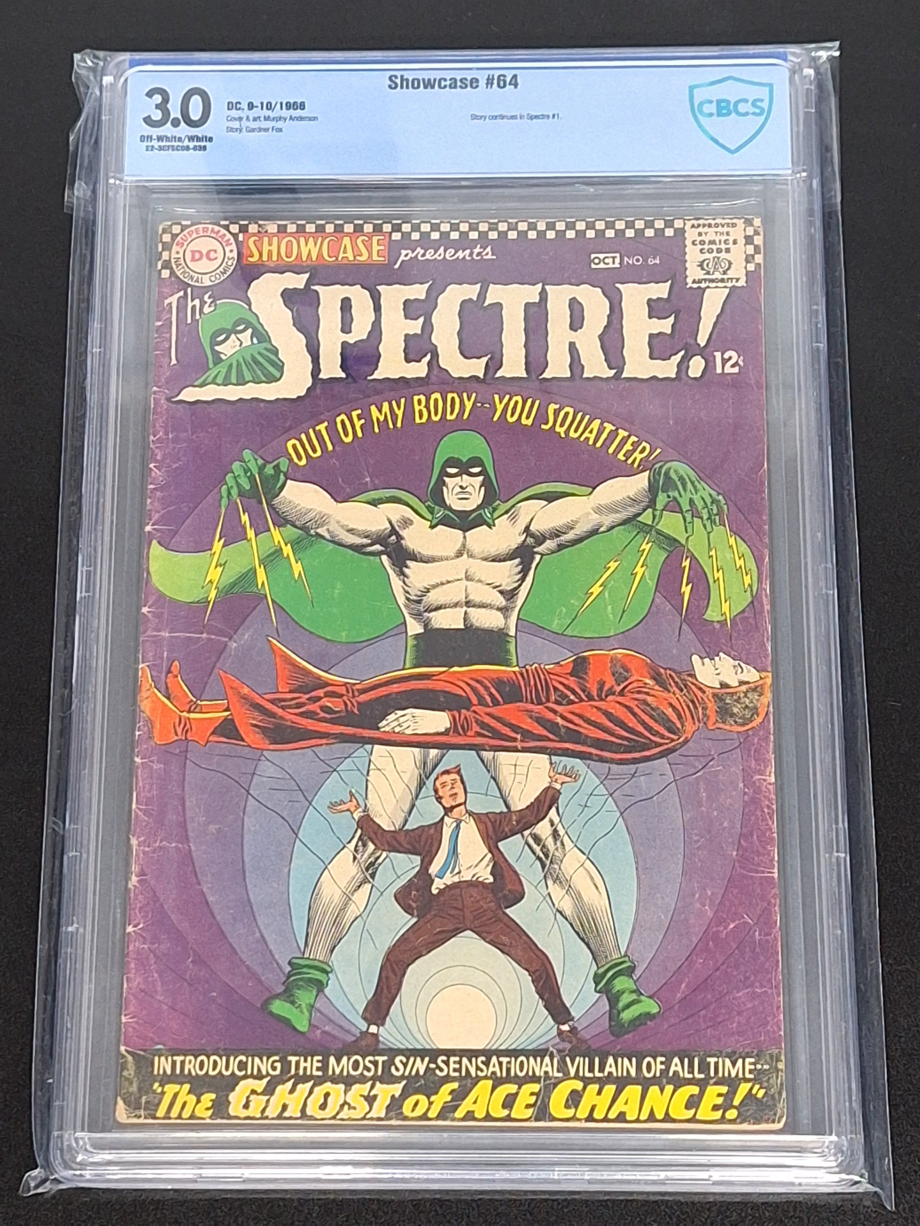 Showcase 64 DC 1966 Final Spectre In Title CBCS 3.0
