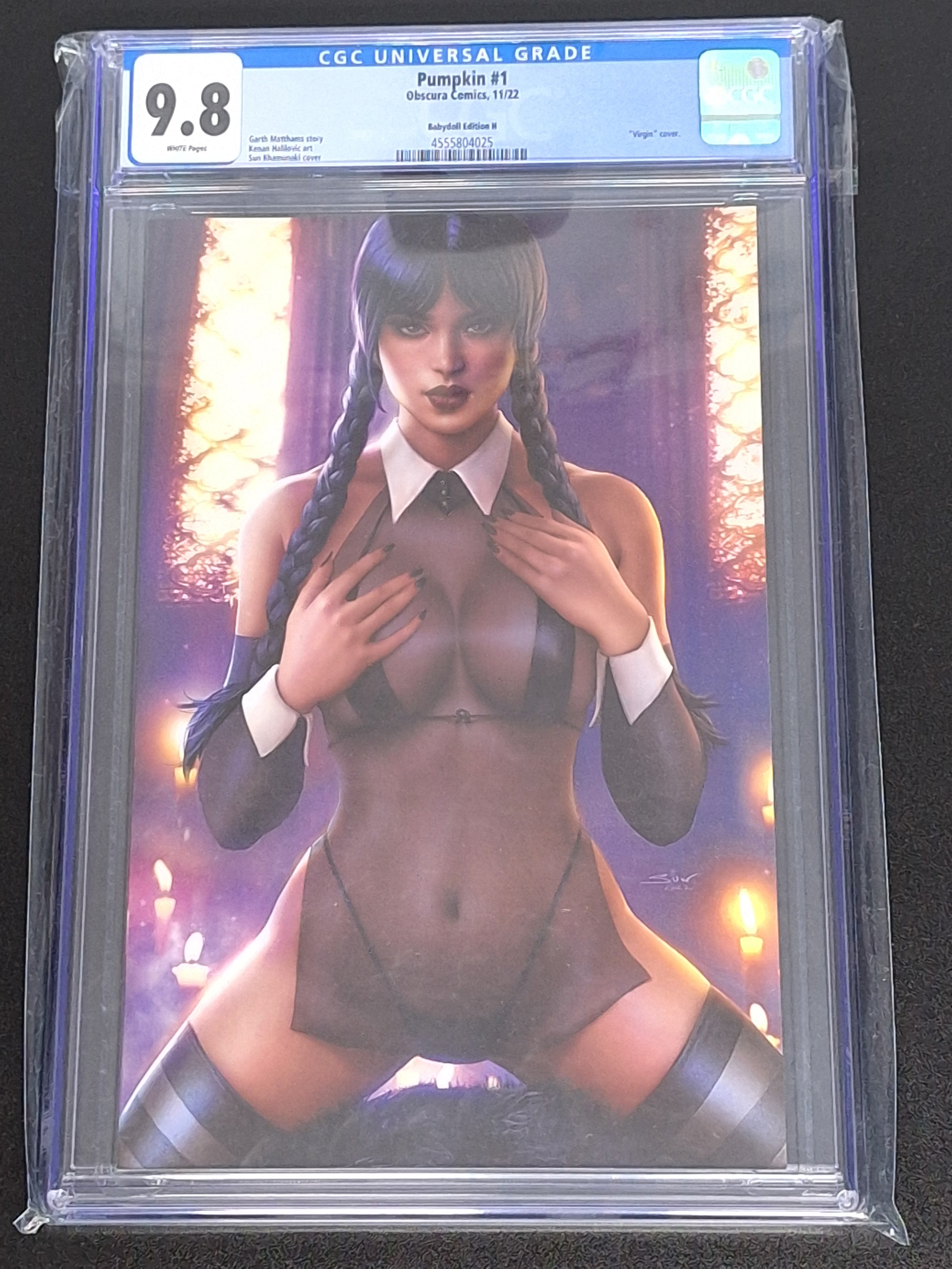 Pumpkin 1 Obsura Comics 2022 Sun Khamunaki Babydoll Virgin Edition H CGC 9.8
