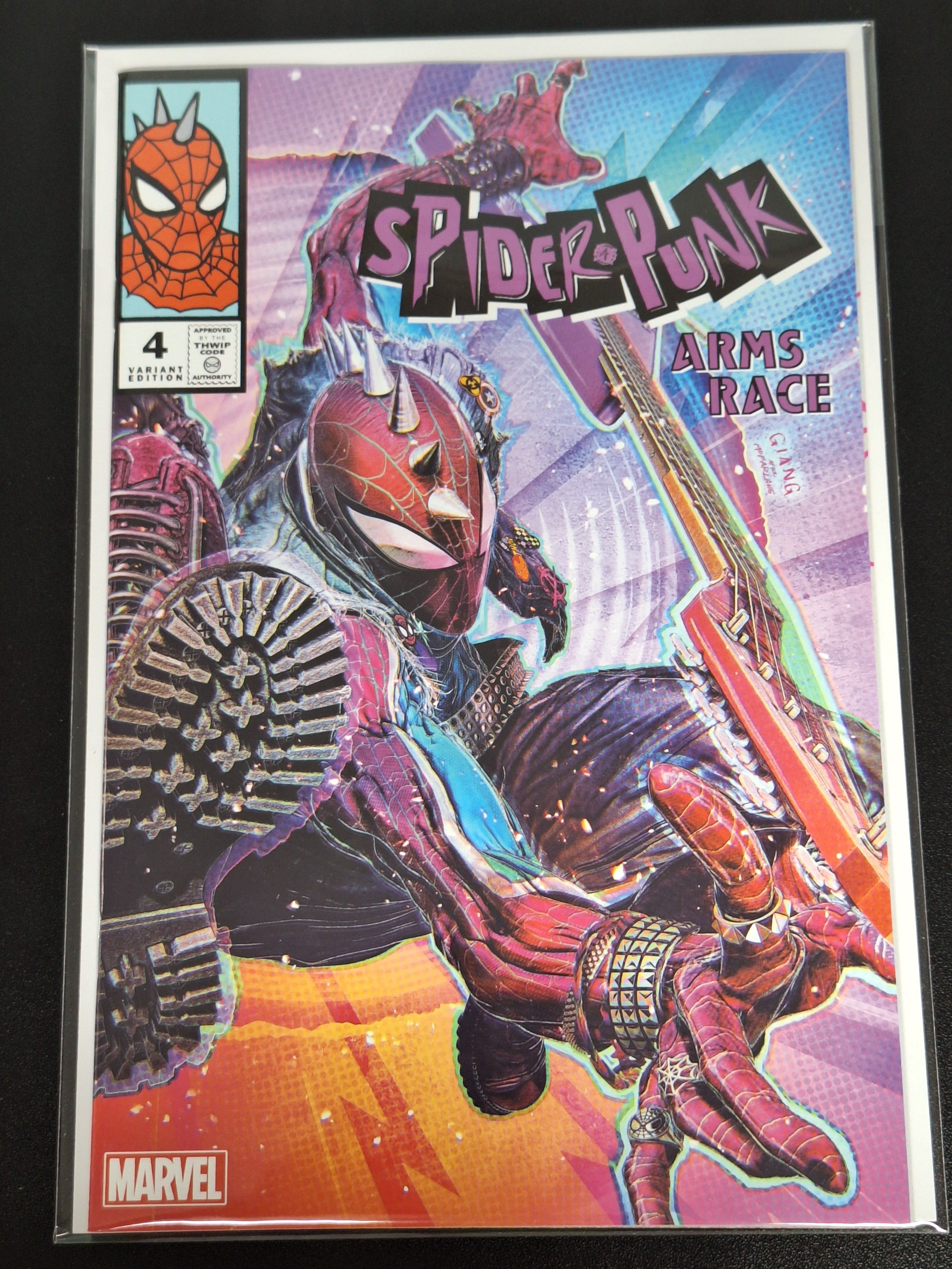 Spider-Punk Arms Race 4 Giang Exclusive Limited to 3000 Copies