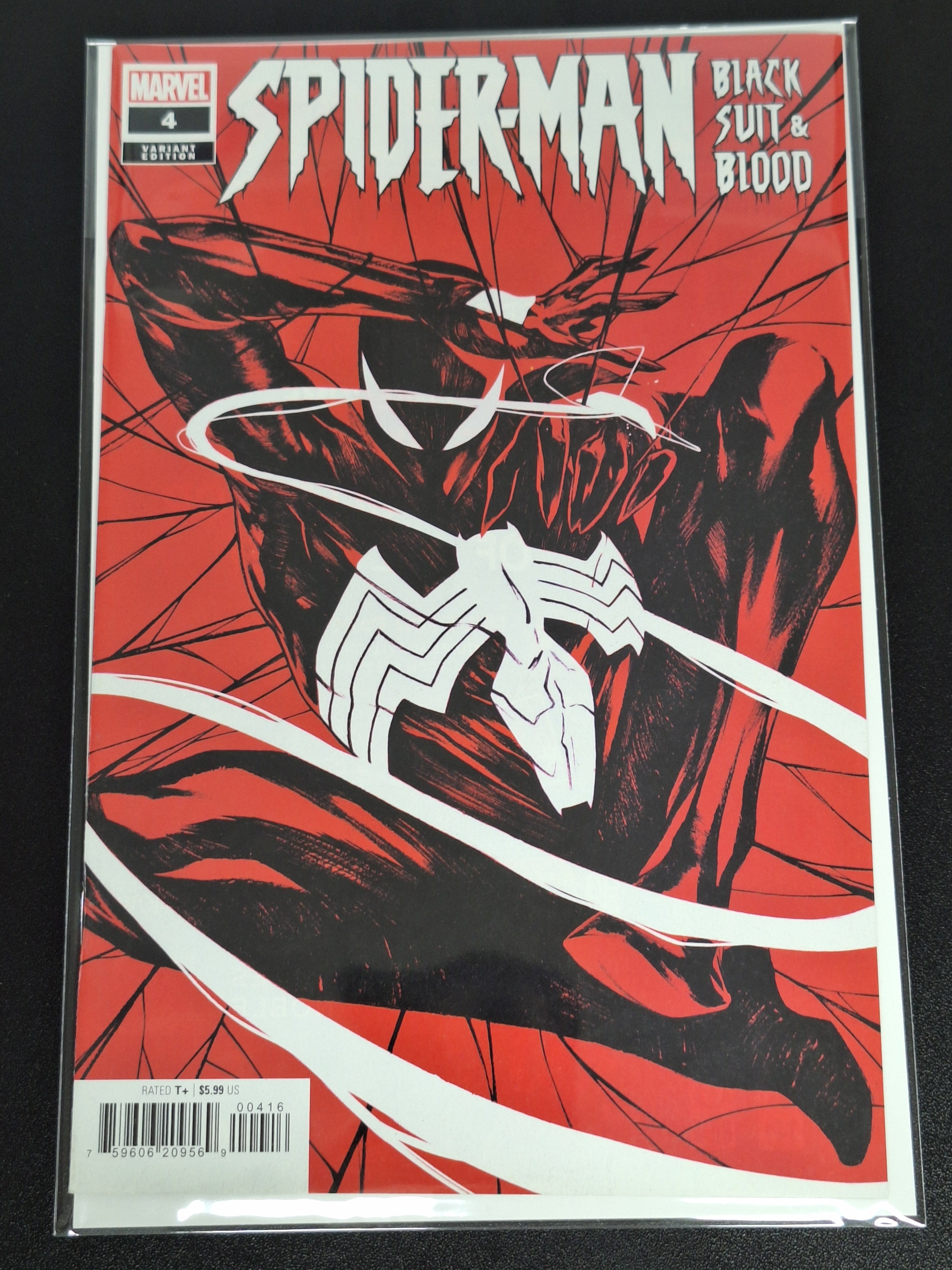 Spider-Man Black Suit & Blood 4 Cappuccio 1:25 Variant