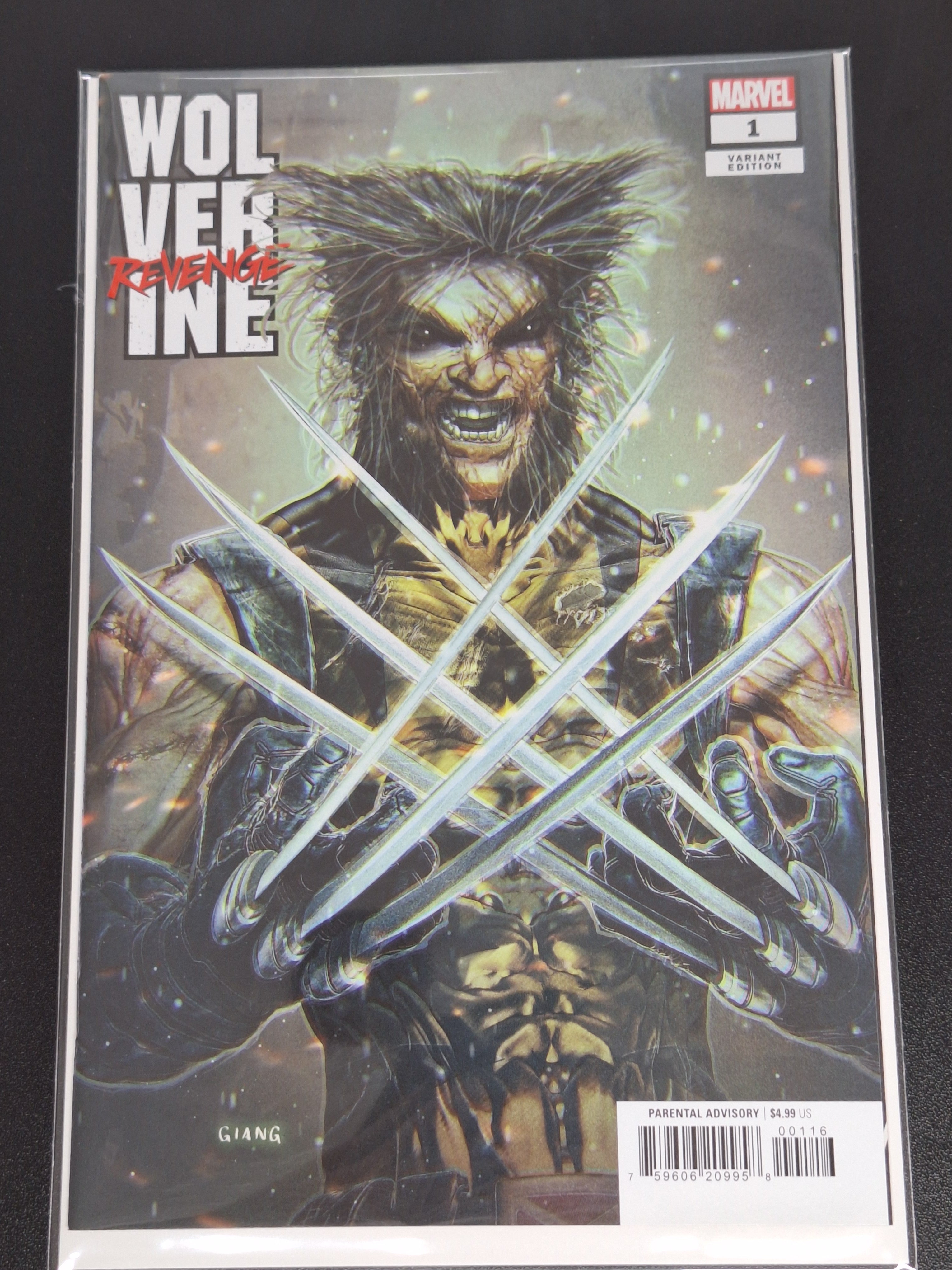 Wolverine Revenge 1 Giang 1:25 Variant
