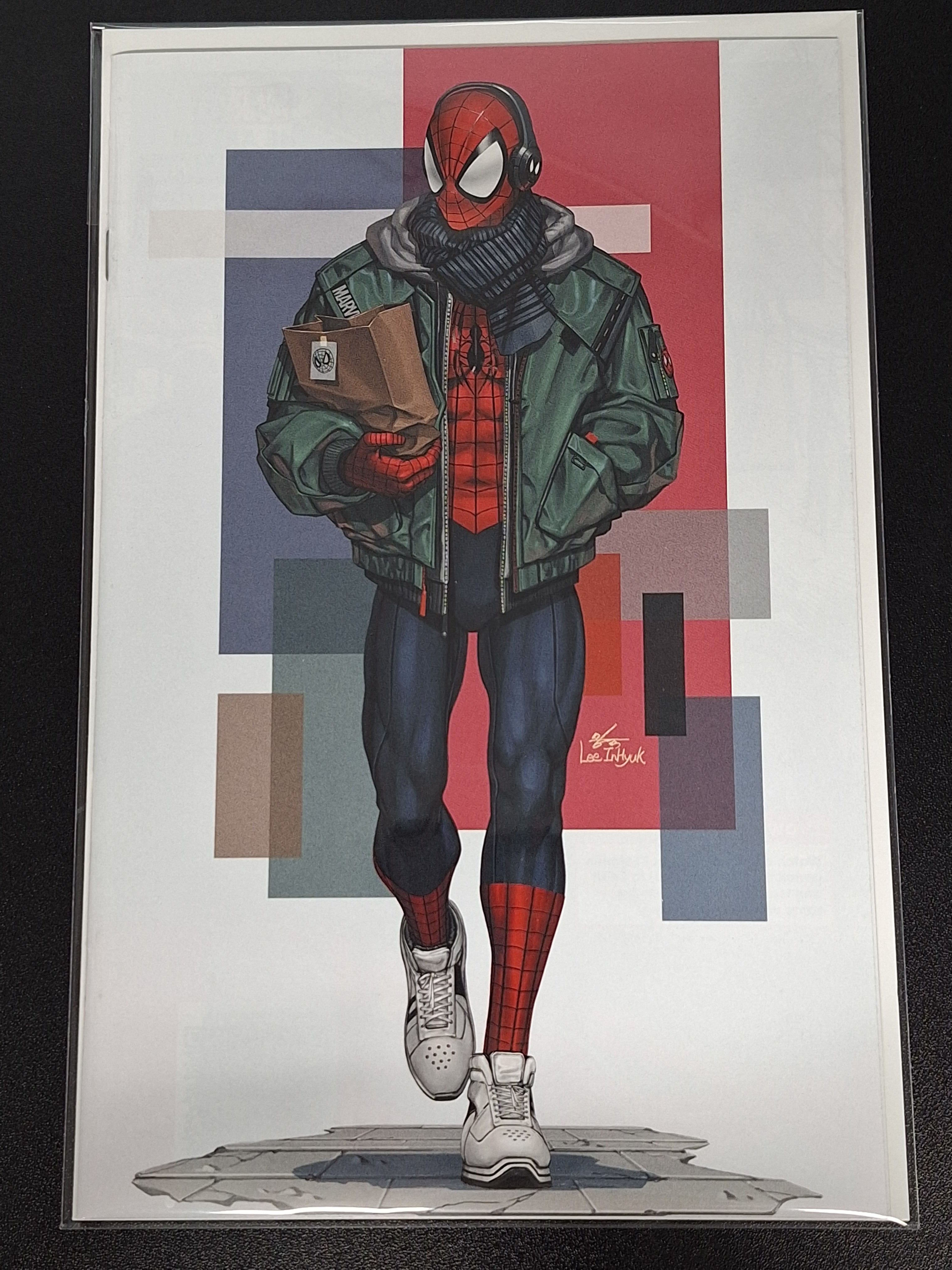 Amazing Spider-Man 15 Marvel 2025 Inhyuk Lee 1:50 Virgin Variant 1st Glitch