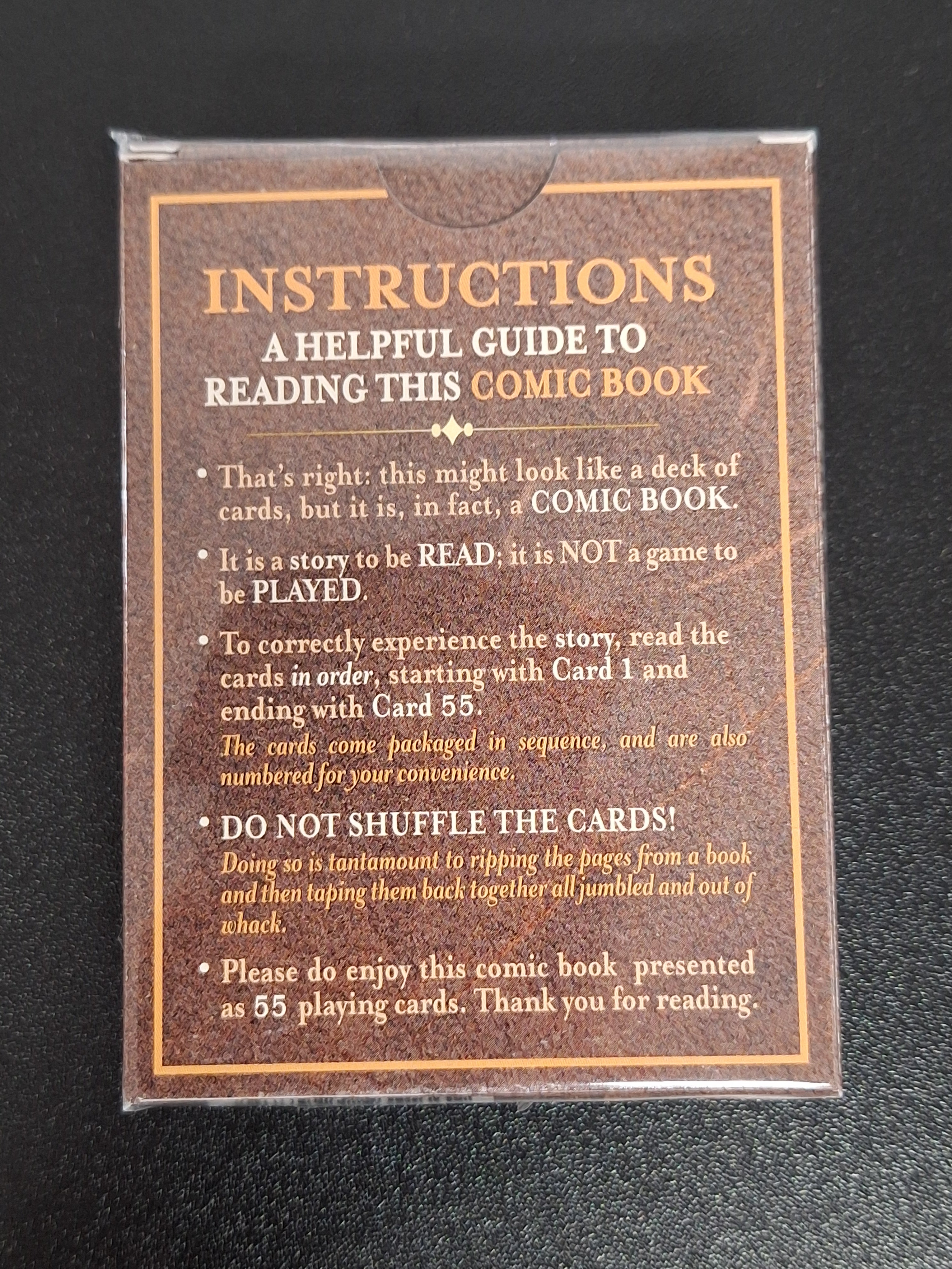 Ice Cream Man The Mortal Coil Shuffle 2025 Card Deck Comic Book