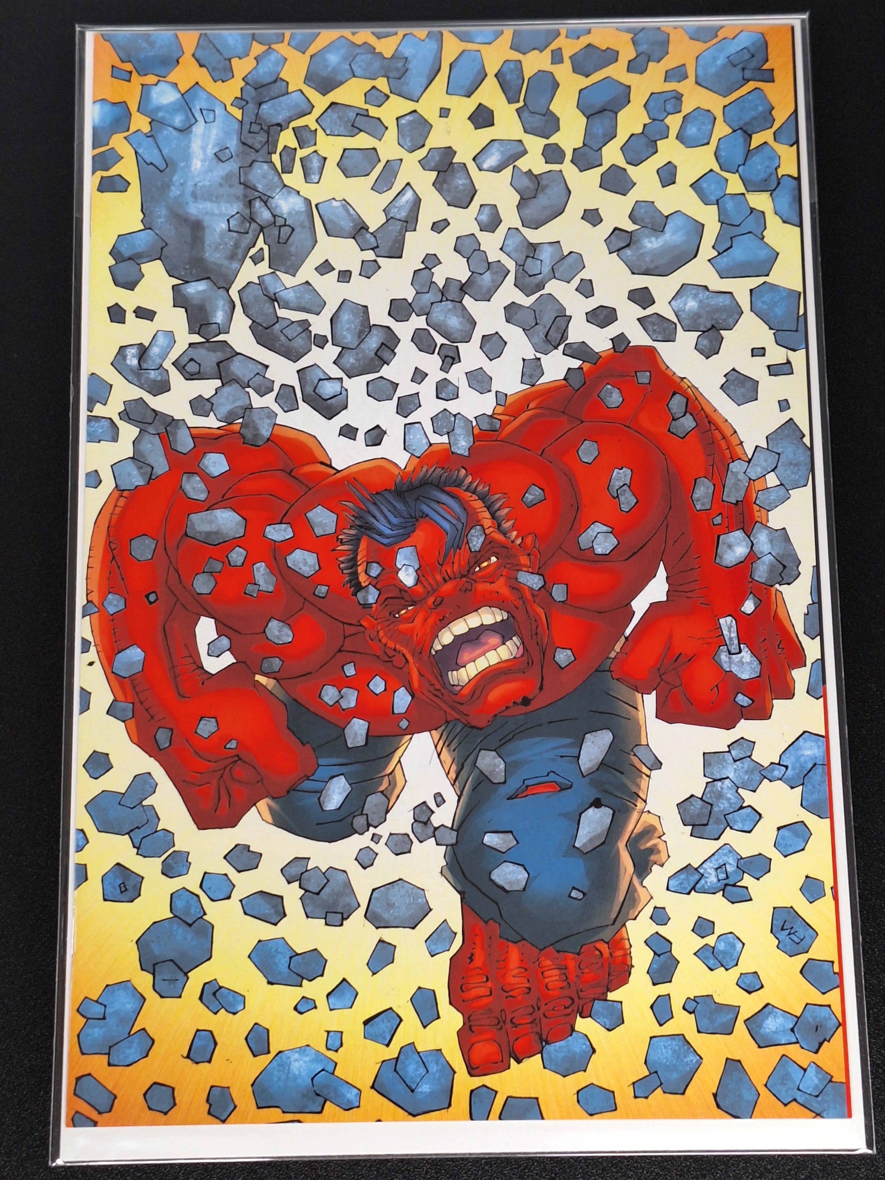 Red Hulk 1 Frank Miller 1:100 Retailer Incentive Virgin Variant