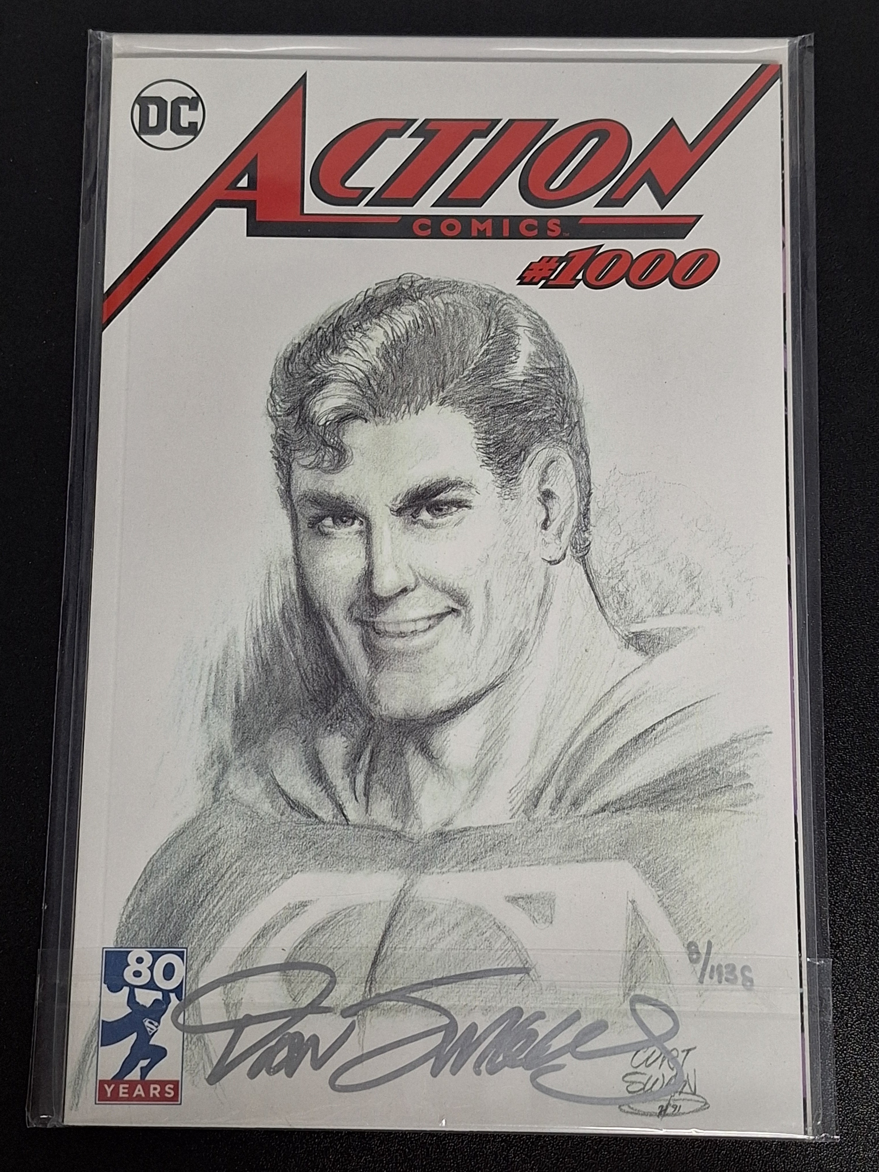 Action Comics 1000 DC Dynamic Forces Edition Signed By Dan Jurgens