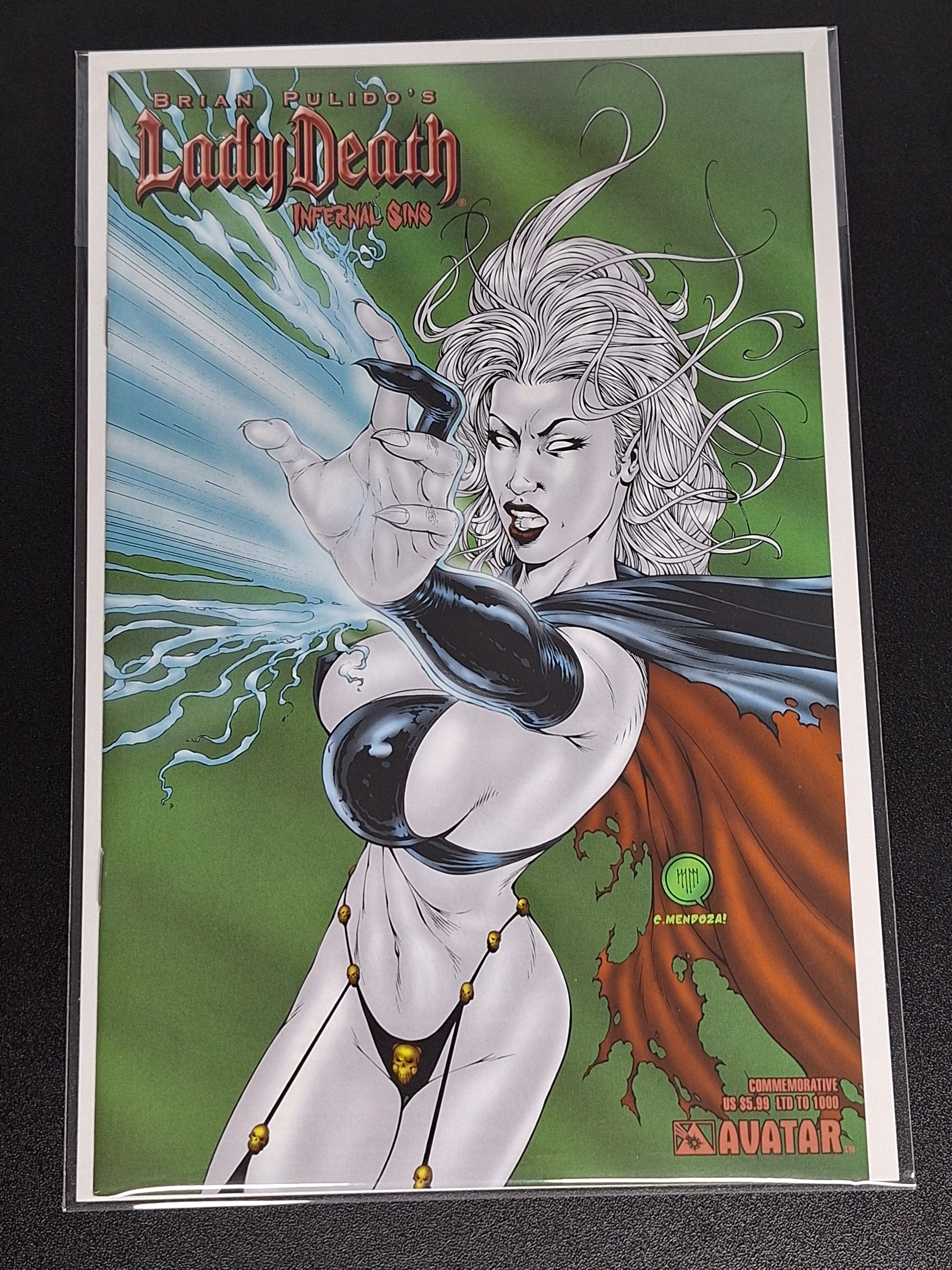 Lady Death Infernal Sins 1 Avatar 2006 Commemorative Edition Ltd. 1000