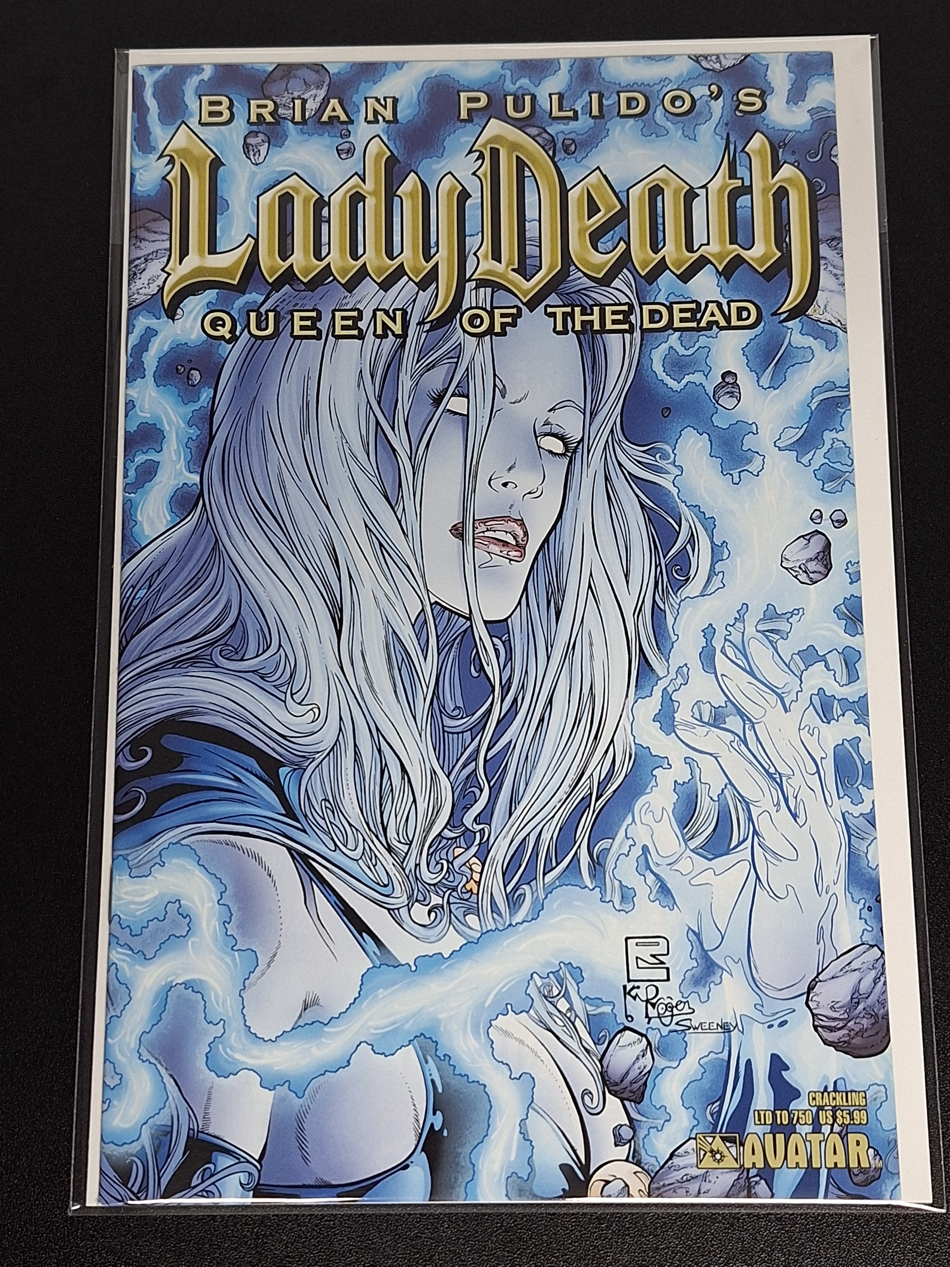 Lady Death Queen Of The Dead 1 Avatar 2007 Crackling Edition Ltd. 750