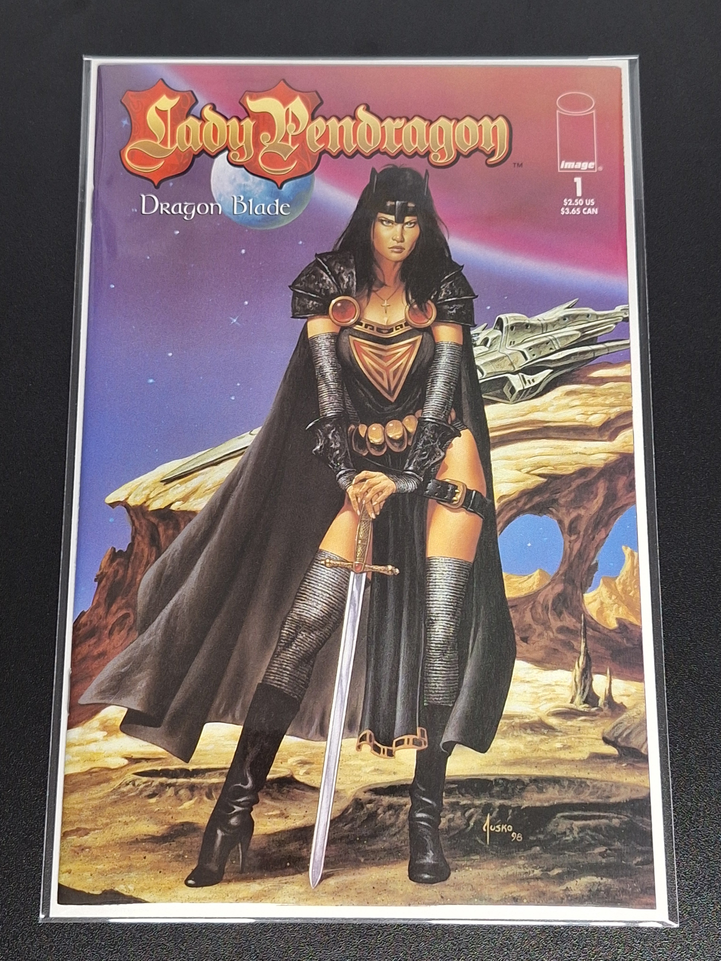 Lady Pendragon: Dragonblade 1 Image Comics 1999 Cover B Joe Jusko