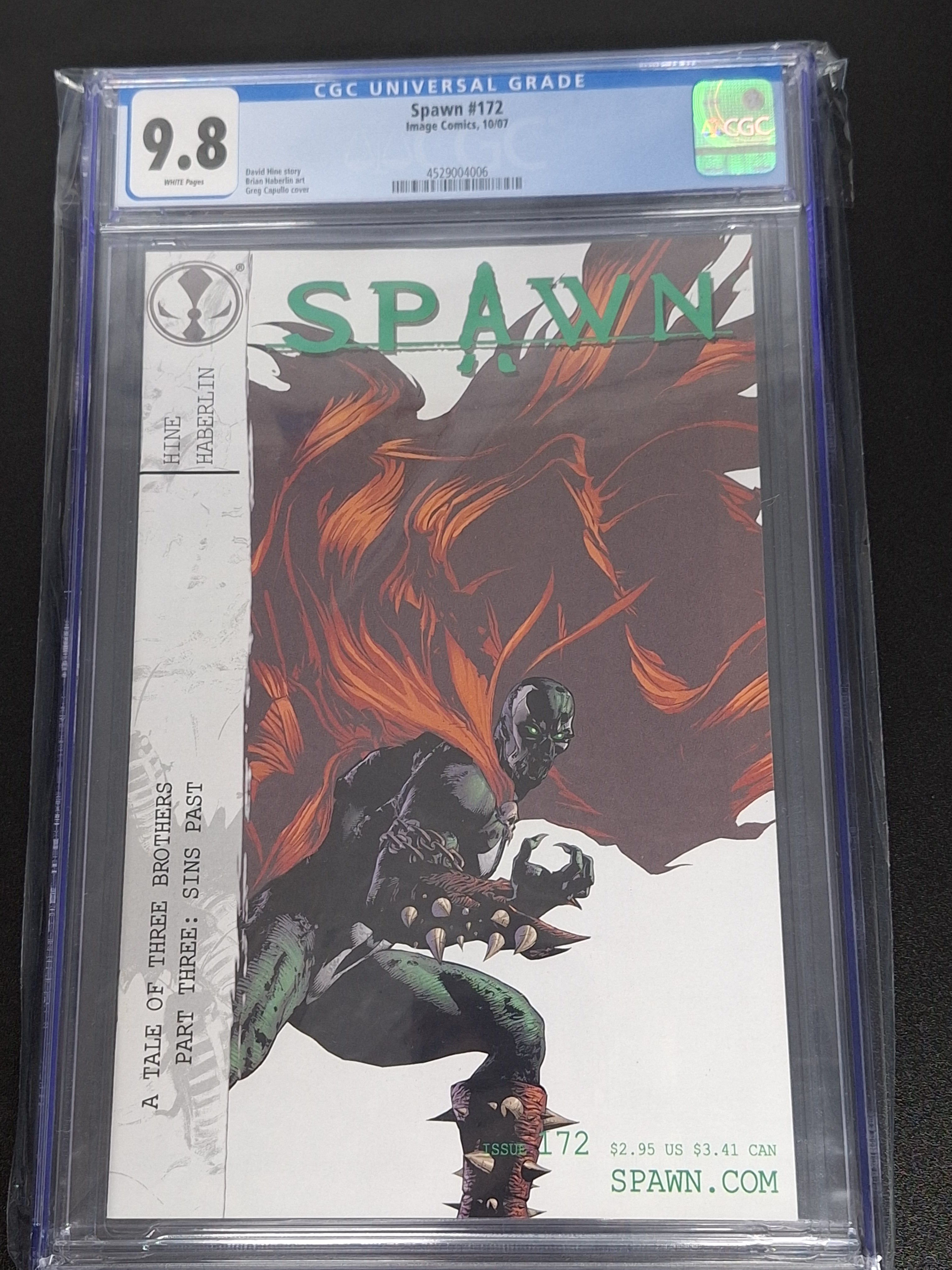 Spawn 172 Image 2007 Low Print Run CGC 9.8