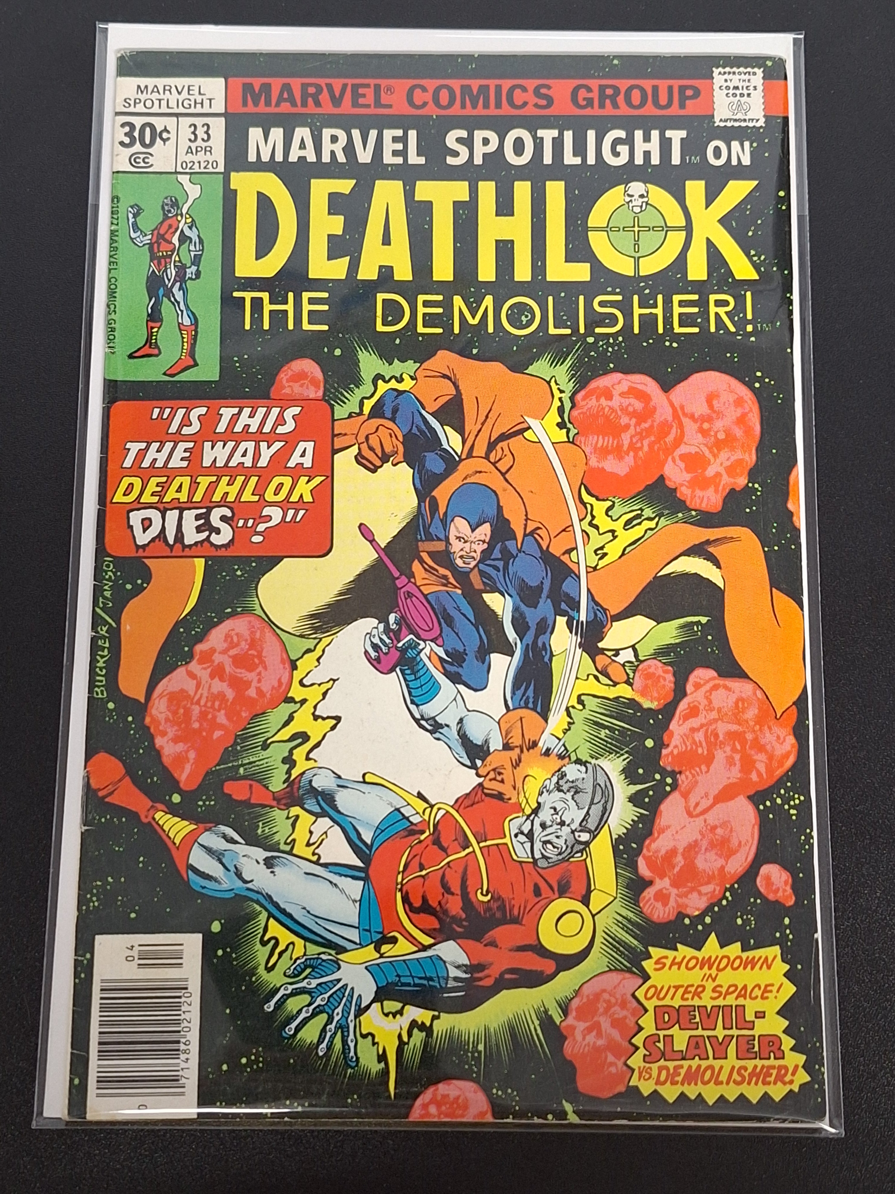 Marvel Spotlight 33 Marvel 1977 Deathlok The Demolisher, 1st App of Devil Slayer