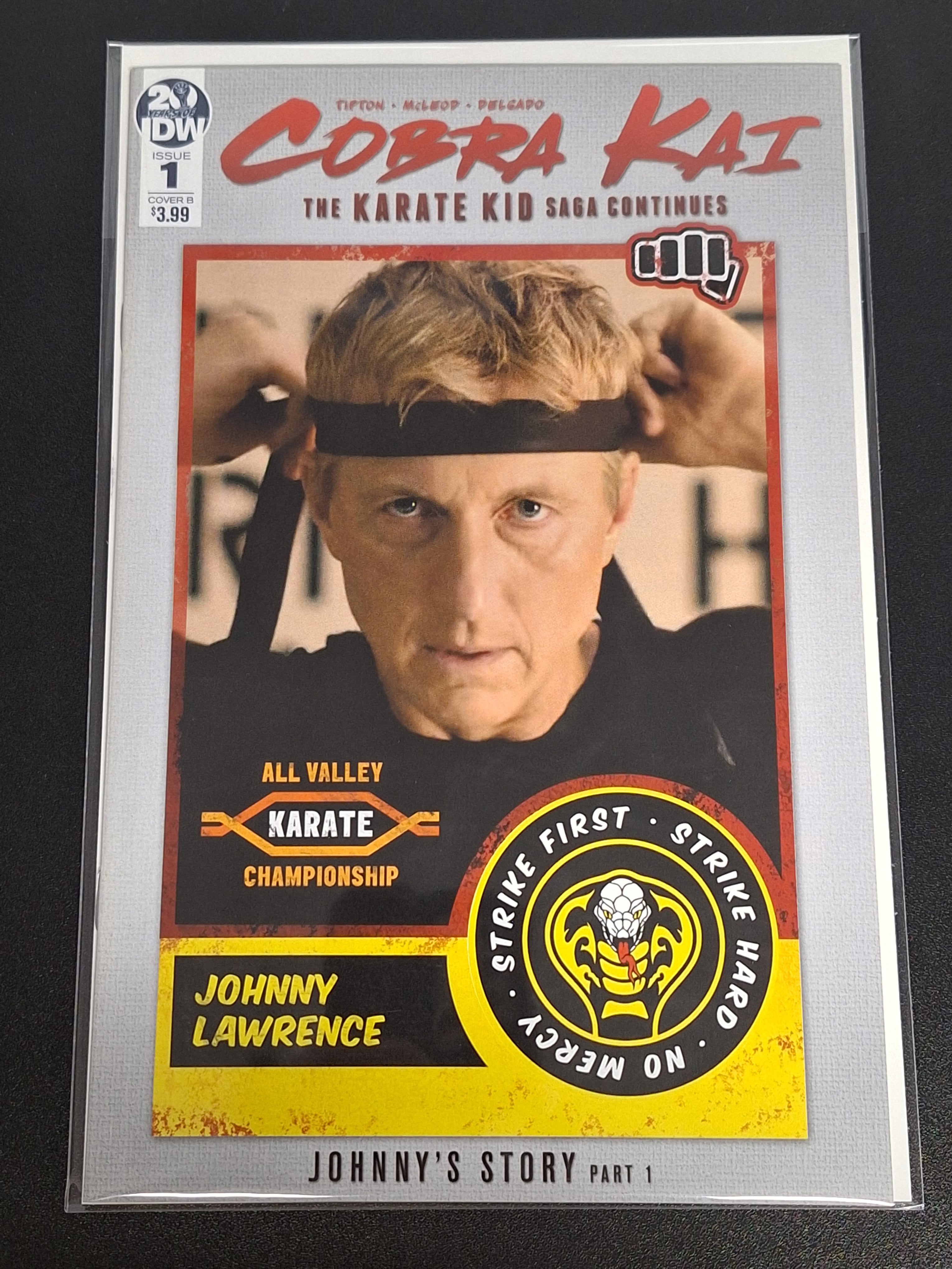 Cobra Kai Johnny's Story 1 IDW 2019 Cover B Photo Variant