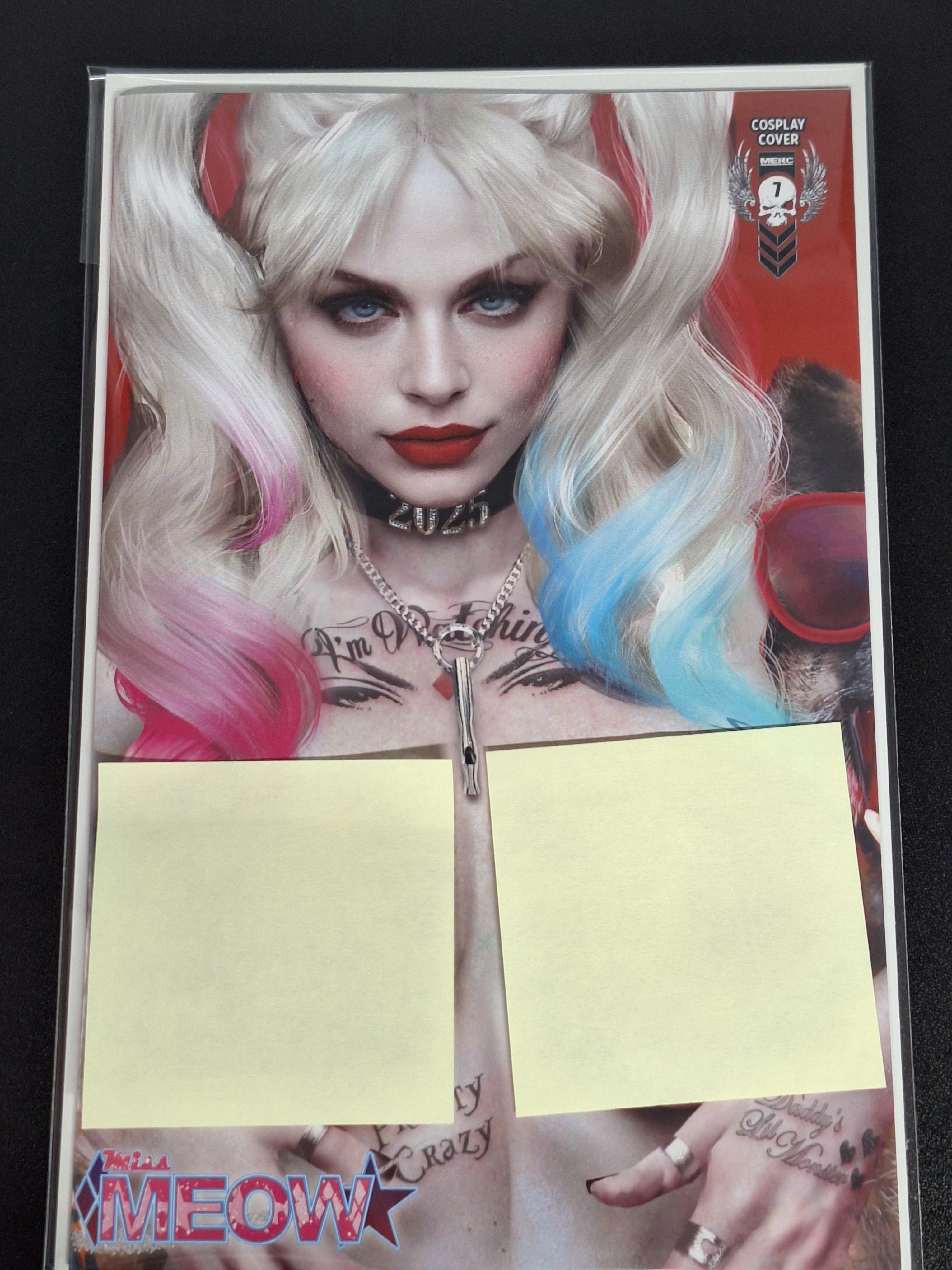 Miss Meow 7 Shikarii Up Close Bad Girl Topless Exclusive Harley Quinn