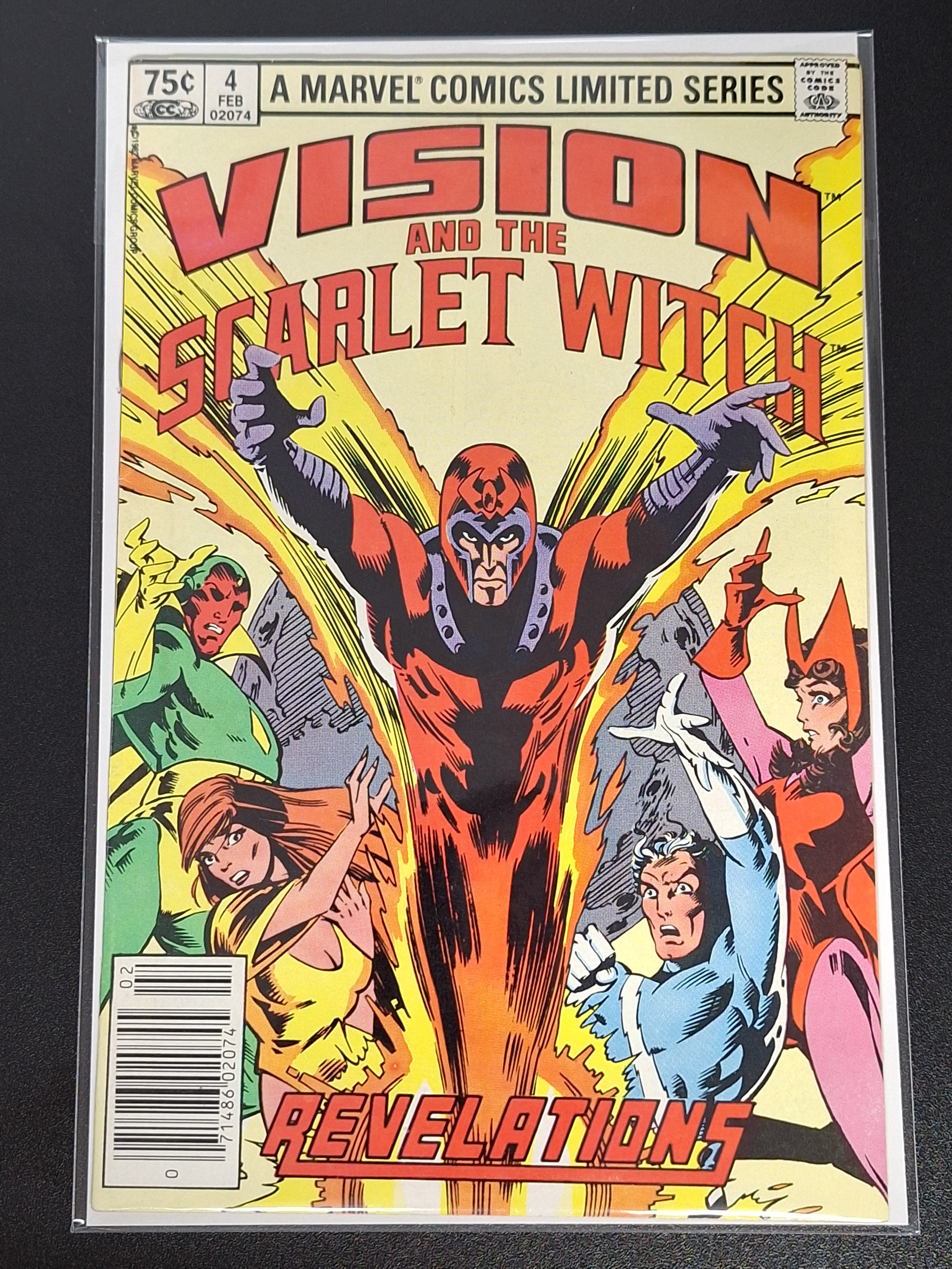 Vision And The Scarlet Witch 4 Marvel 1982 Final Issue CPV