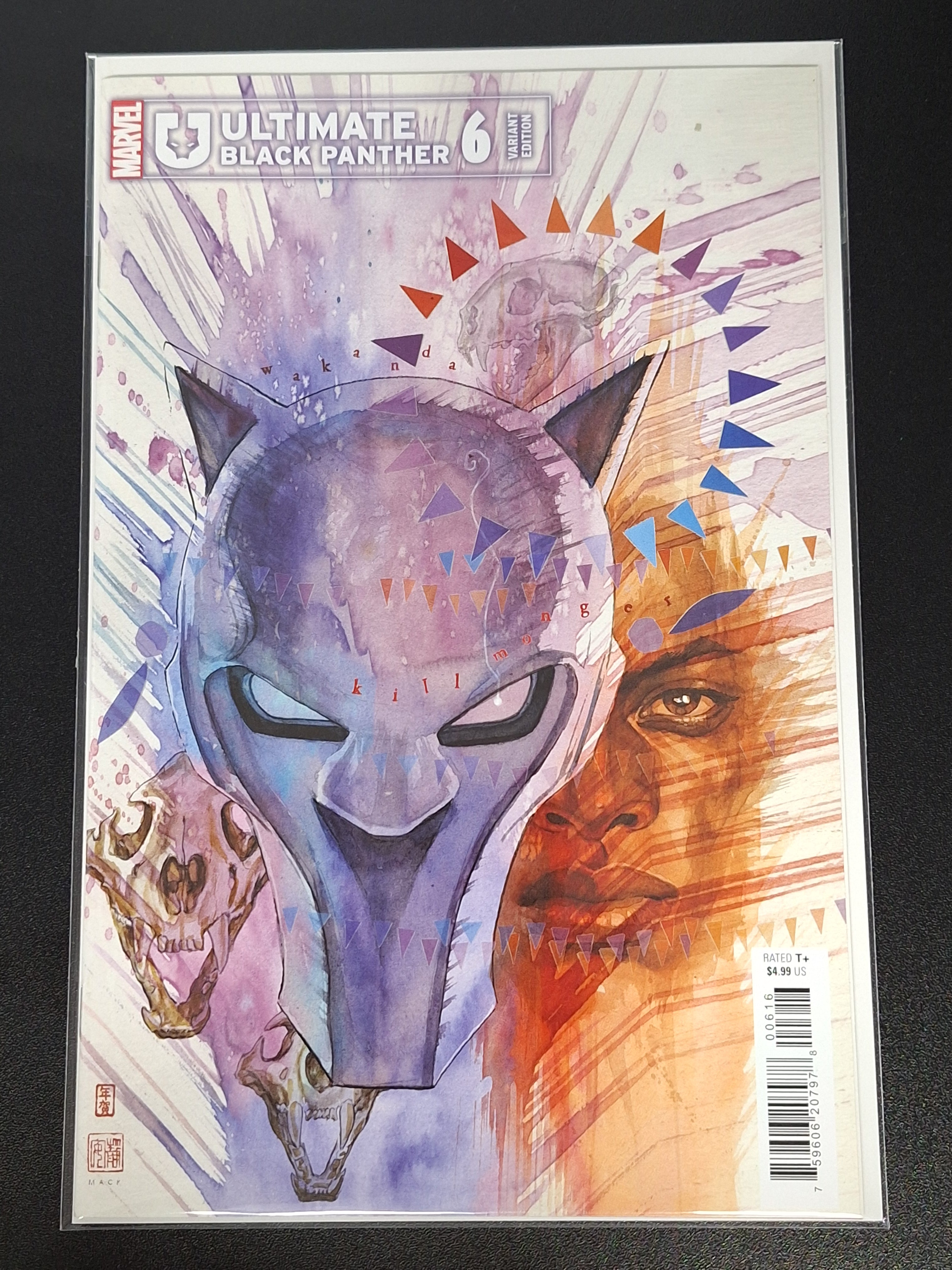 Ultimate Black Panther 6 Marvel 2024 David Mack 1:25 Variant