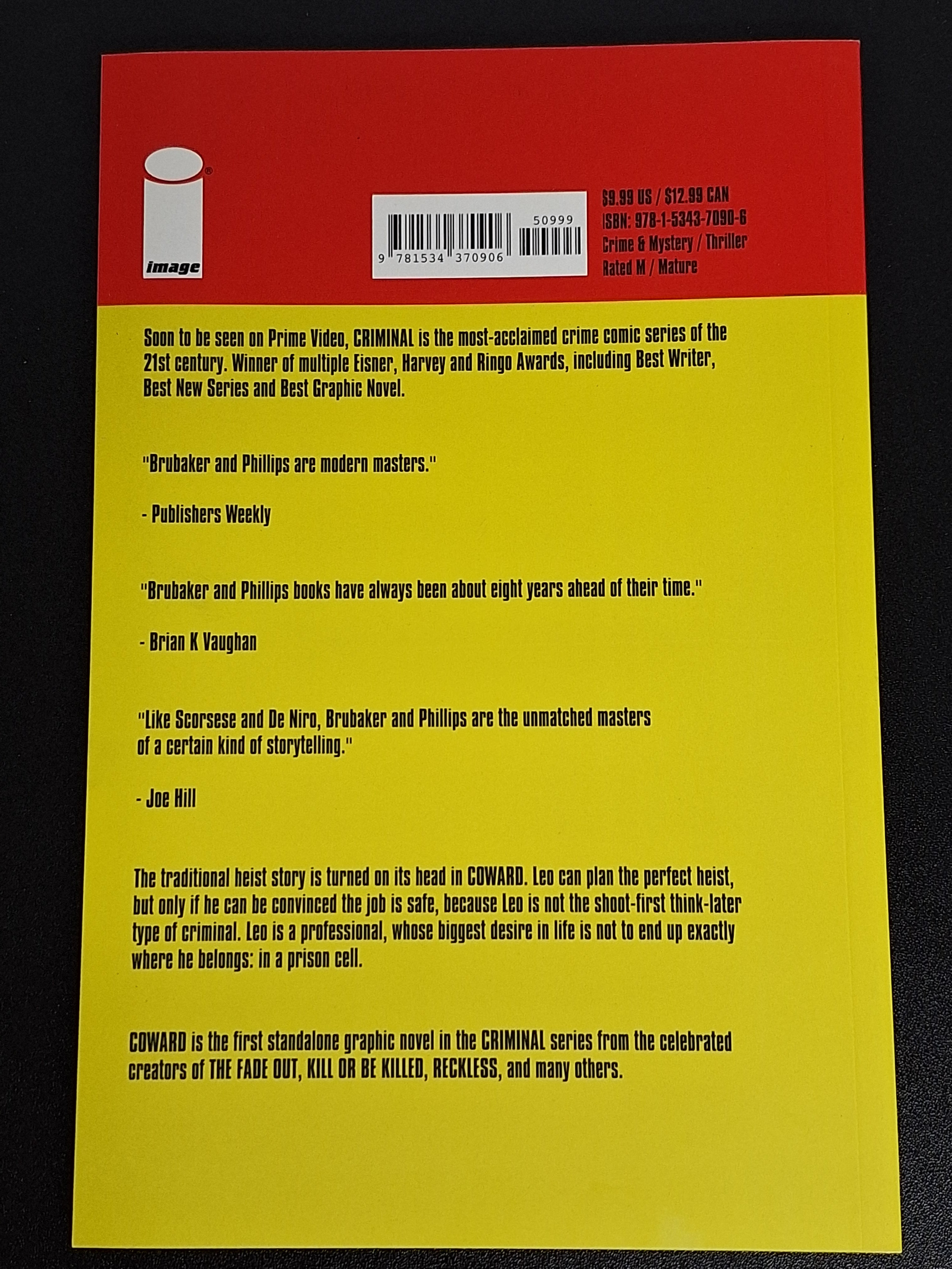 Crminal: Coward Volume 1 Image Comics TPB