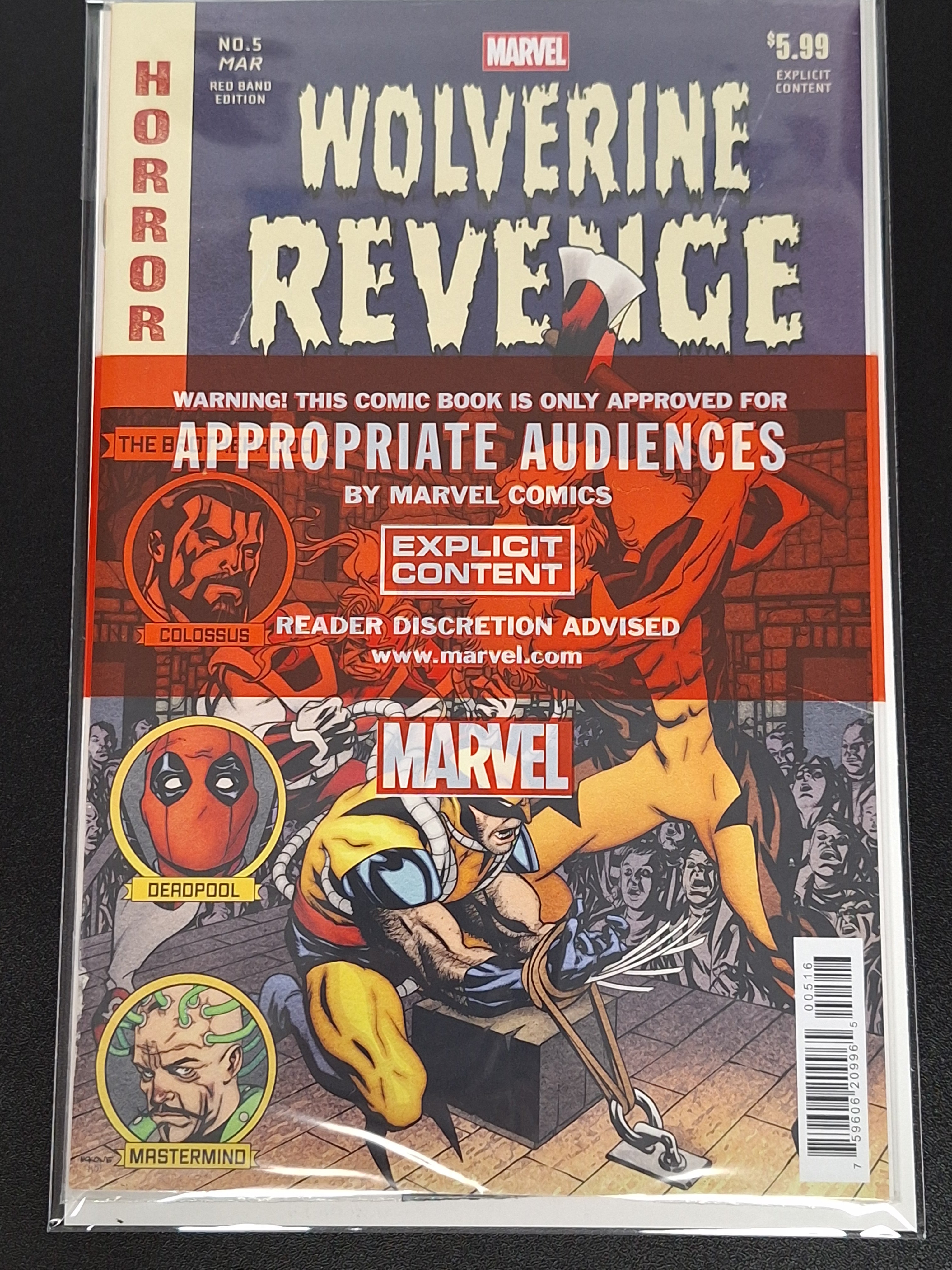 Wolverine Revenge Red Band 5 Mike McKone Retailer Incentive 1:25 Variant