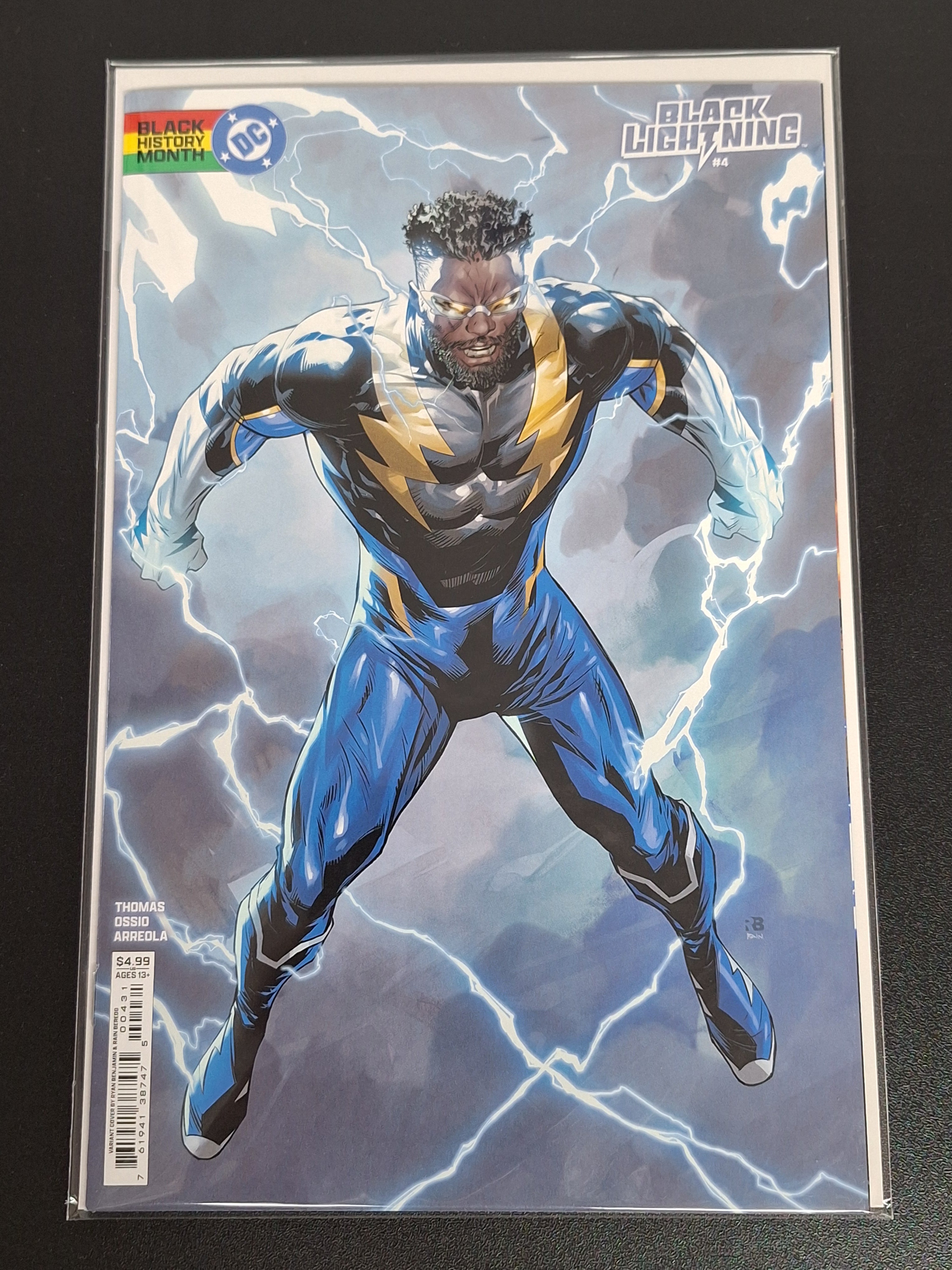 Black Lightning 4 DC 2025 Ryan Benjamin Black History Month Variant