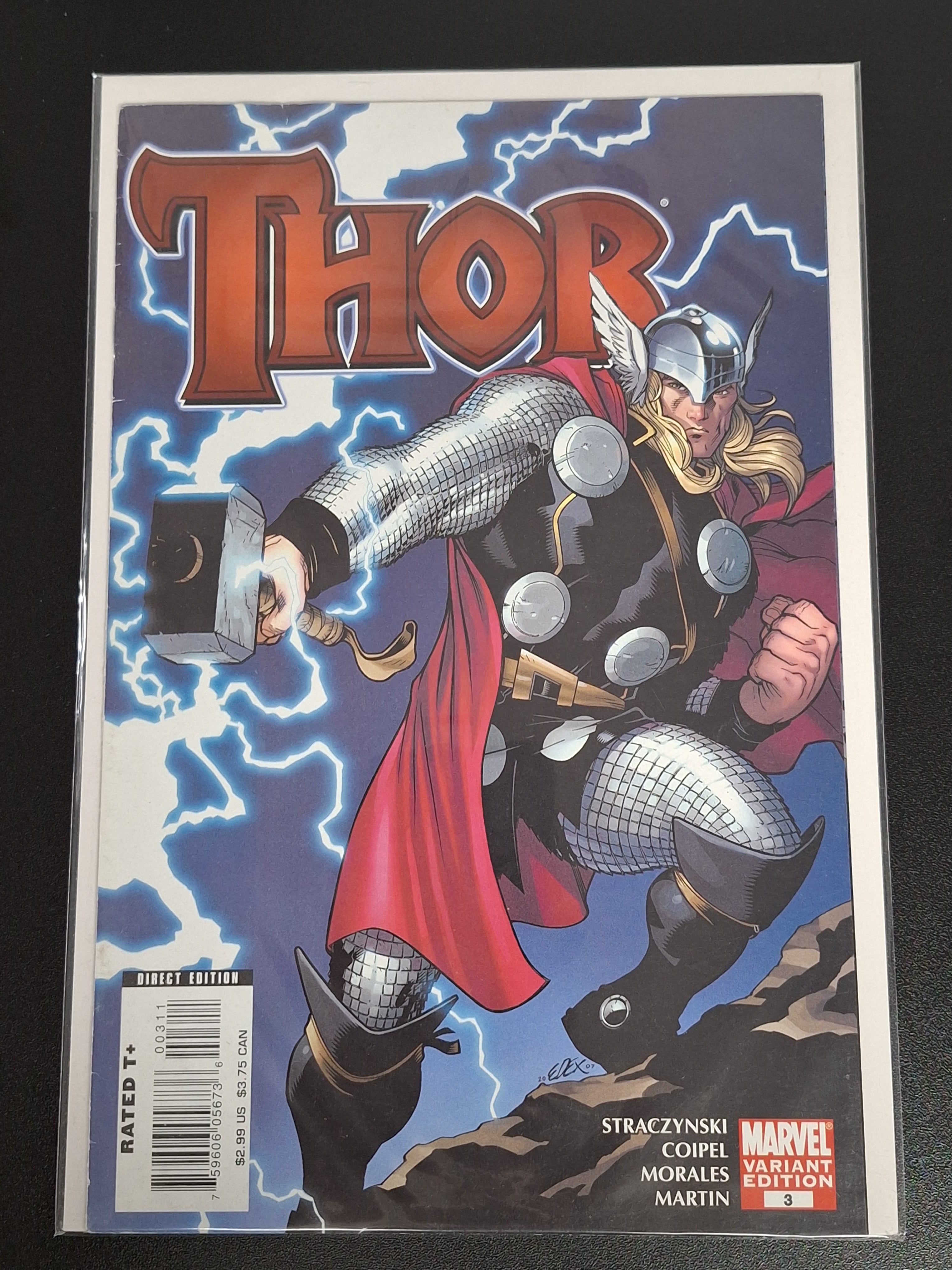 Thor 3 Marvel 2008 Ed McGuinness Variant