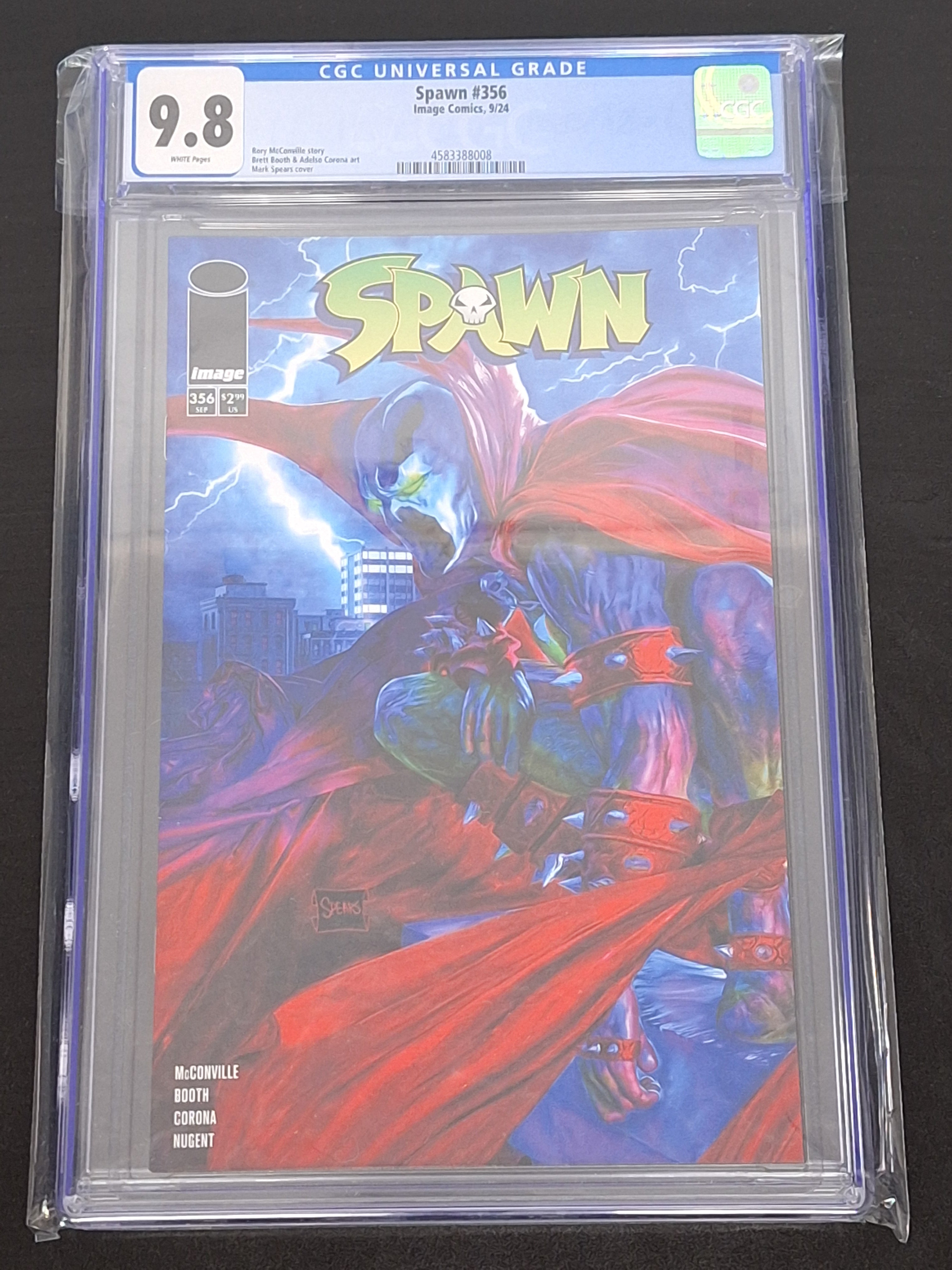Spawn 356 Image 2024 Mark Spears Cover CGC 9.8