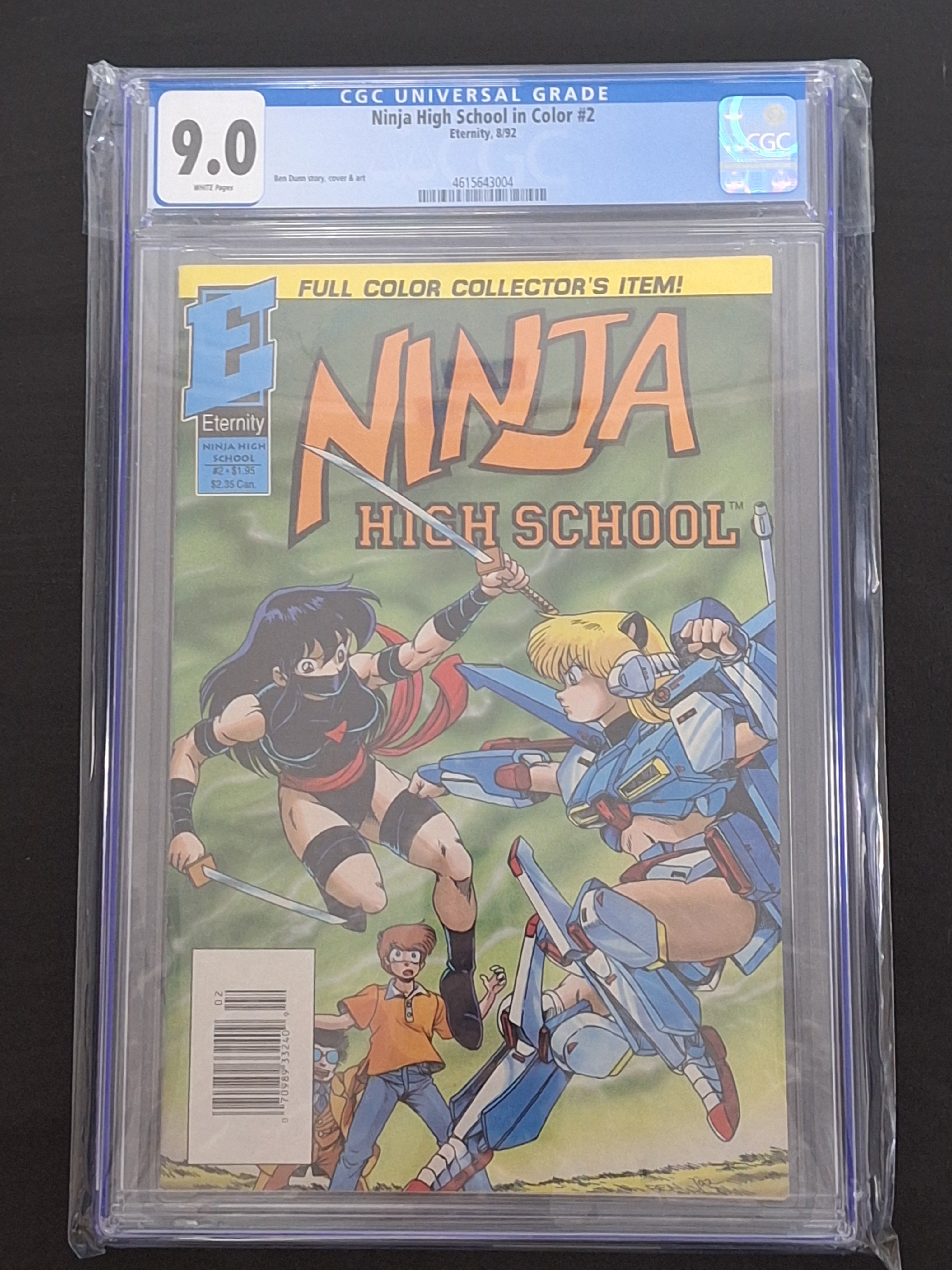 Ninja High School In Color 2 Eternity 1992 CGC 9.0