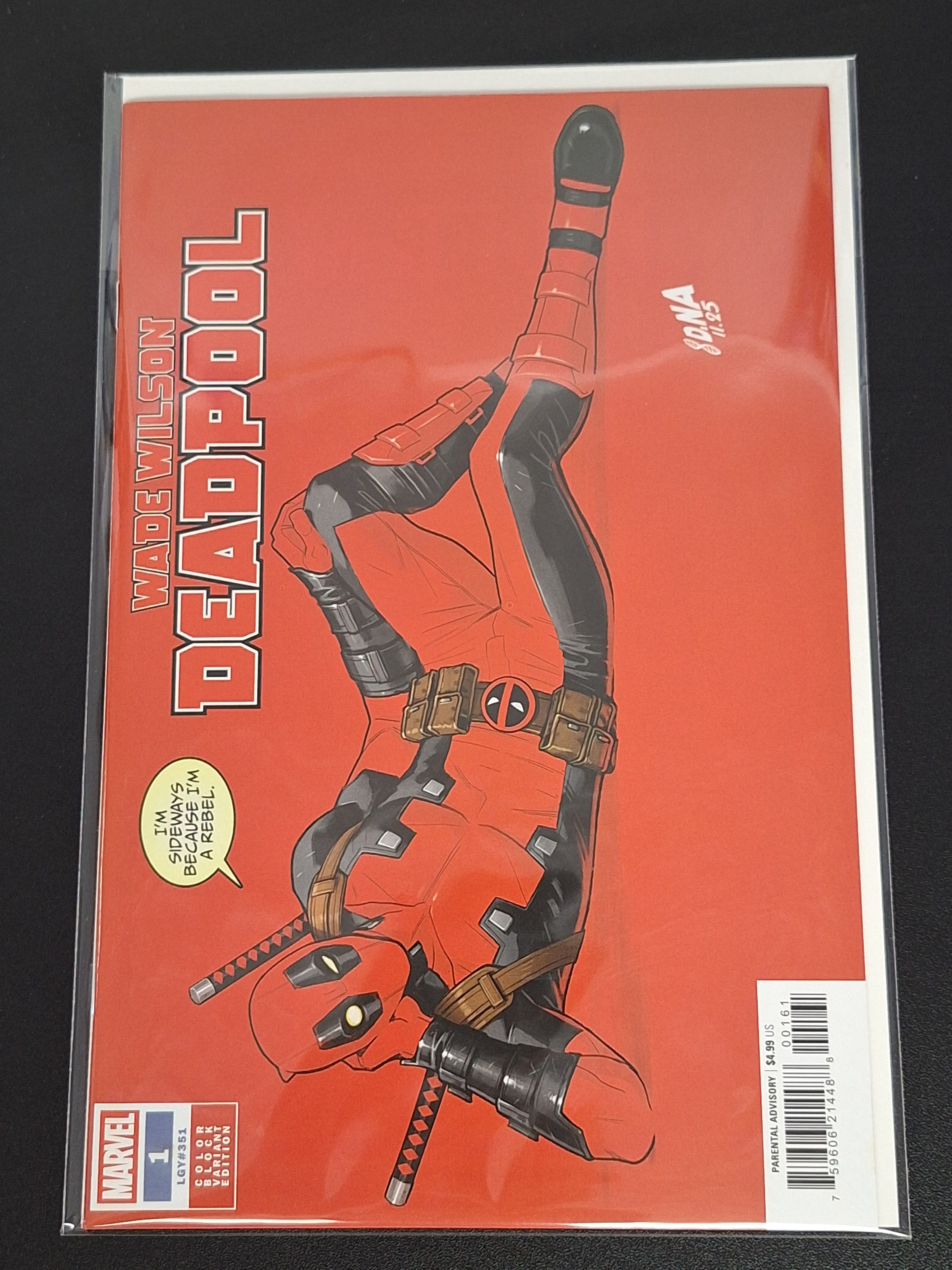 Wade Wilson Deadpool 1 Marvel 2026 David Nakayama Color Block Variant