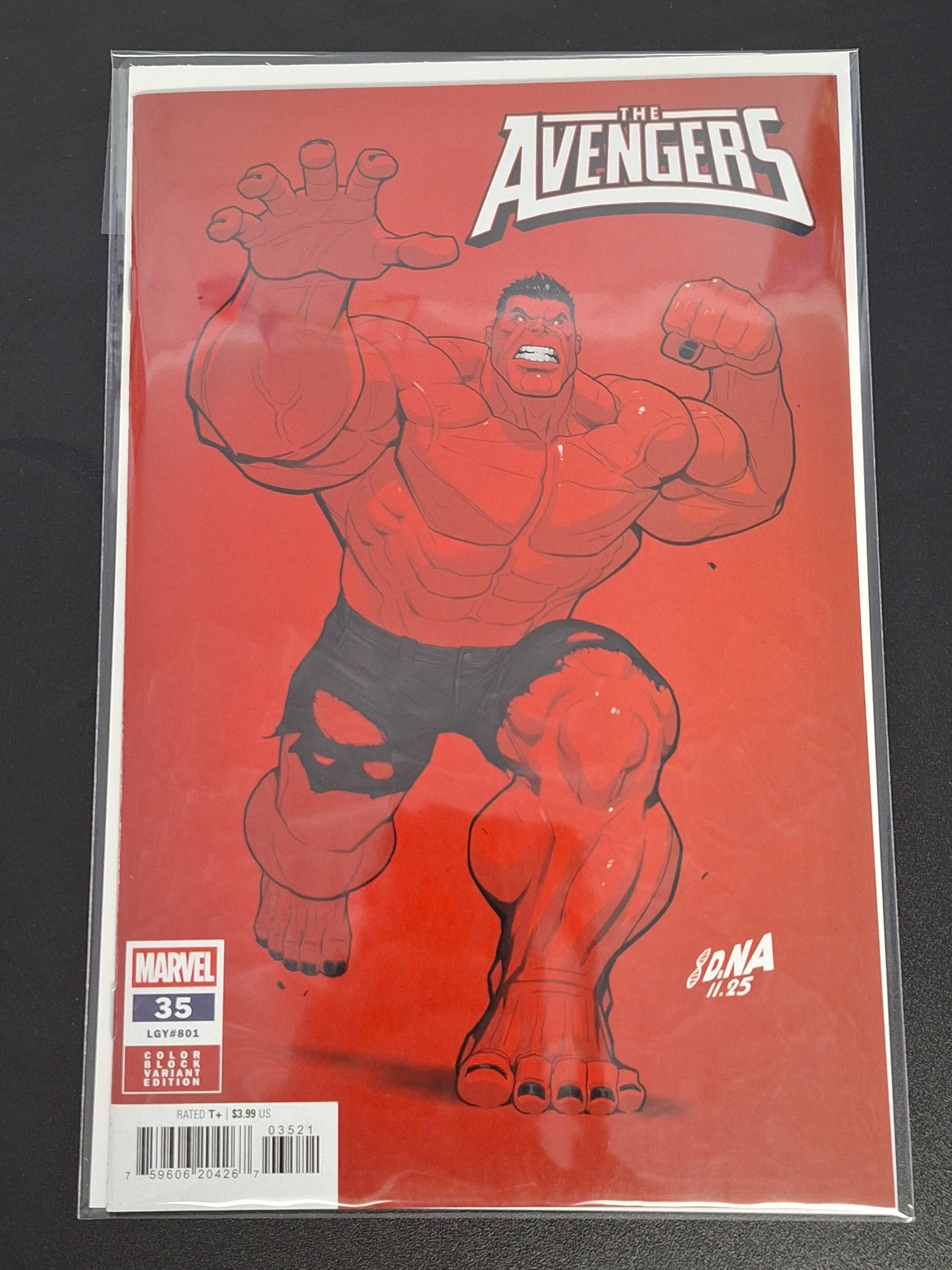 Avengers 35 Marvel 2026 David Nakayama Color Block Variant