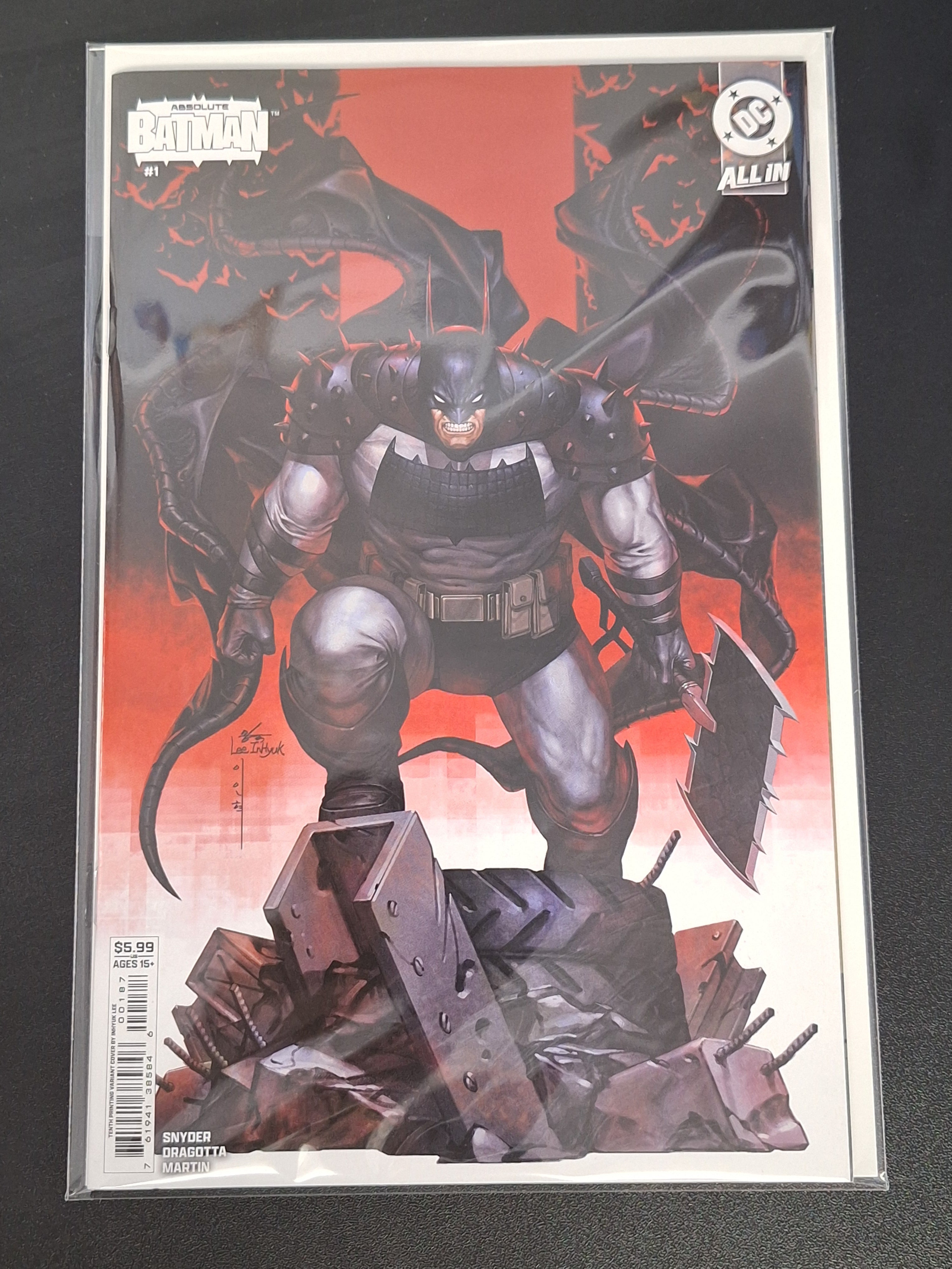 Absolute Batman 1 DC 2026 Tenth Printing Inhyuk Lee Variant