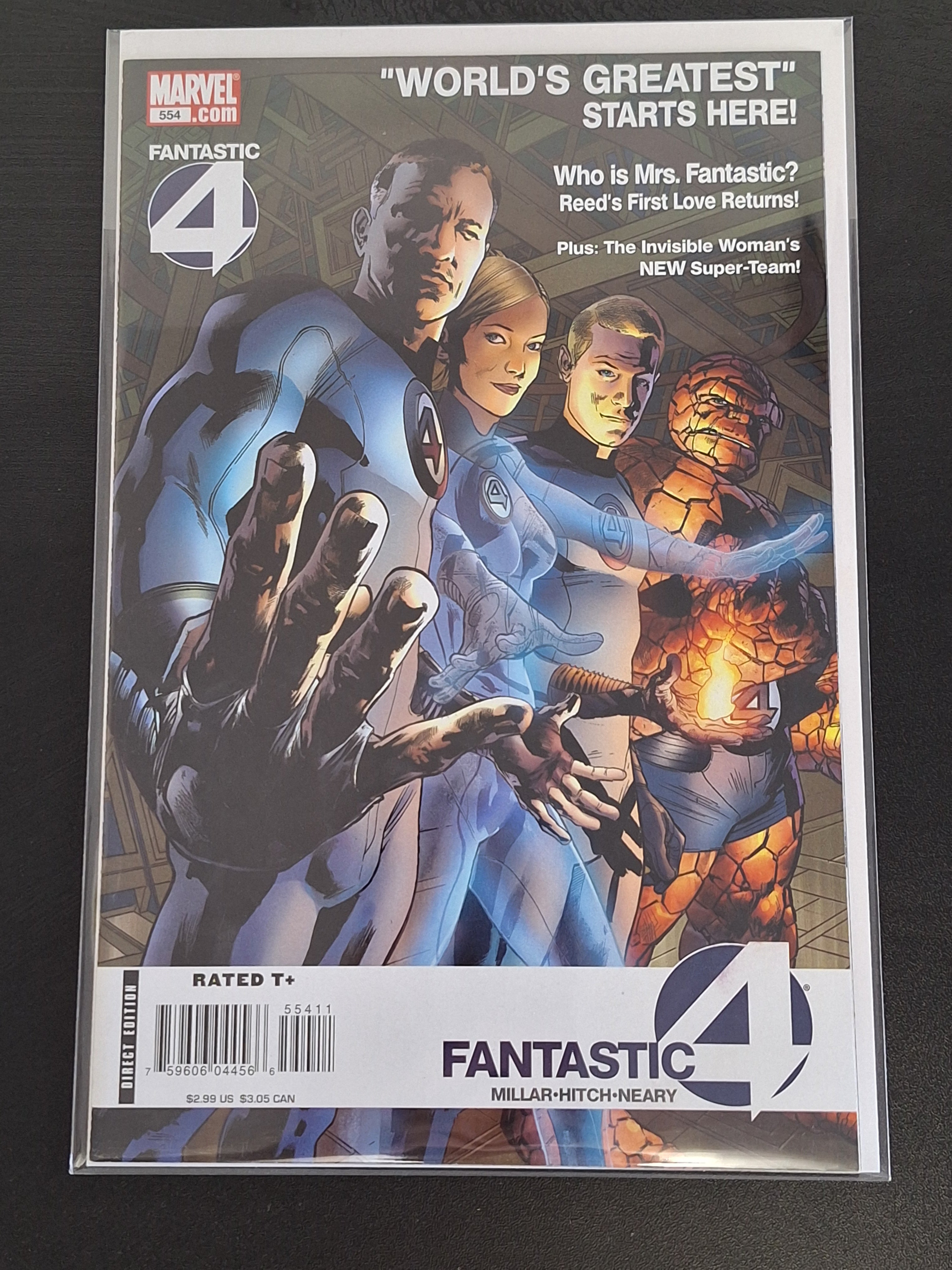 Fantastic Four 554 Marvel 2008 Four Fingers Meme Cover