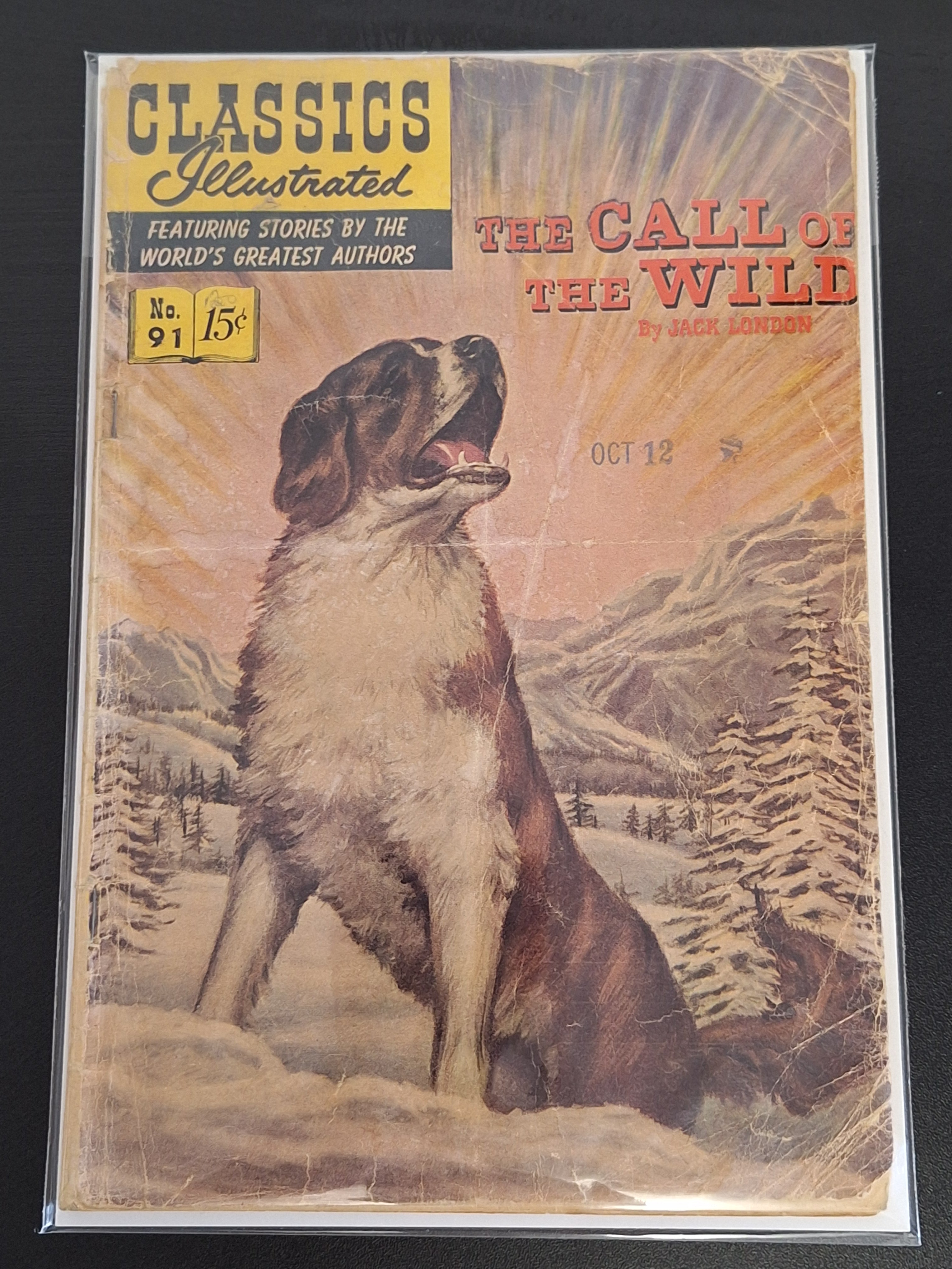 Classics Illustrated 91 The Call Of The Wild 1965